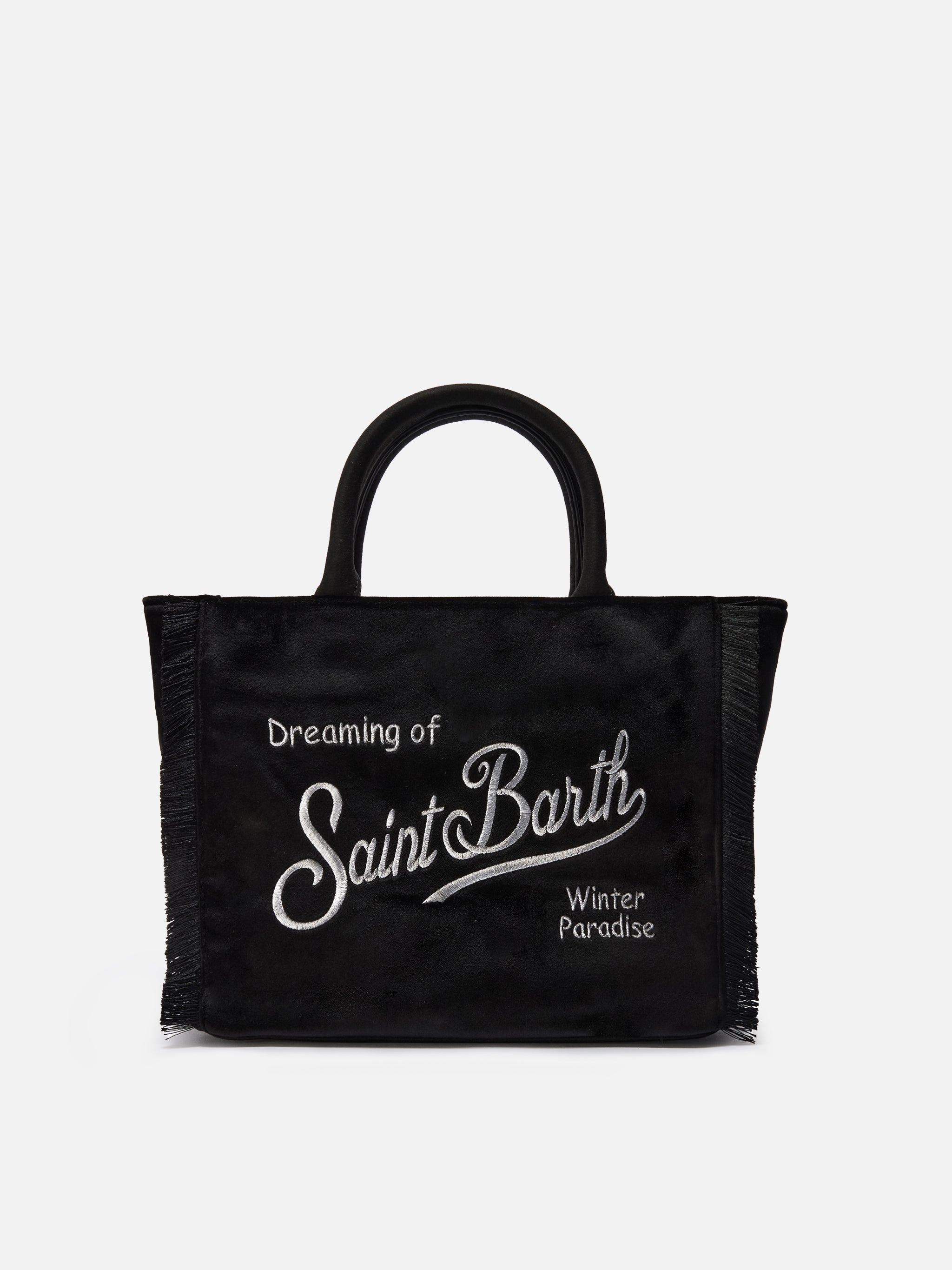 Colette Velvet Handbag Black Bag