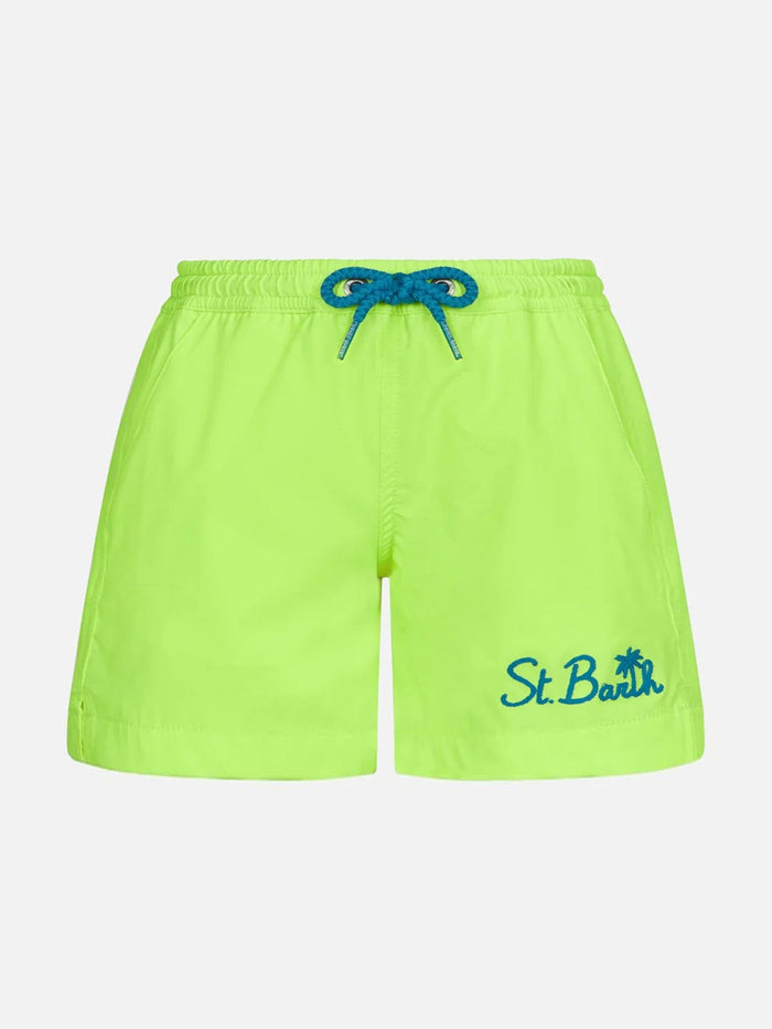 Boy Comfort Fluo Yellow Swim Shorts __single__ Swimshort