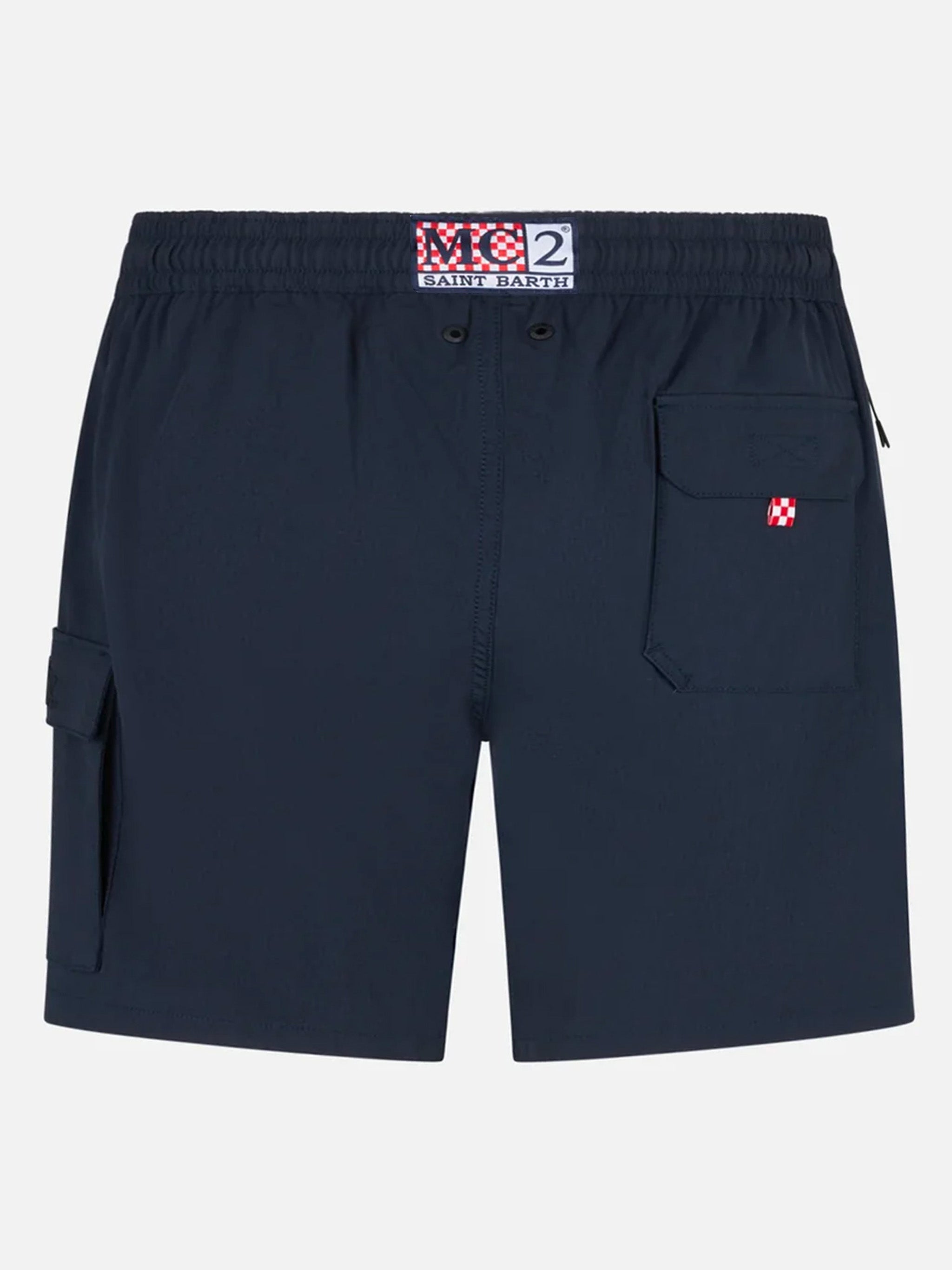 Navy Blue Stretch Swim Shorts Comfort Swimshort