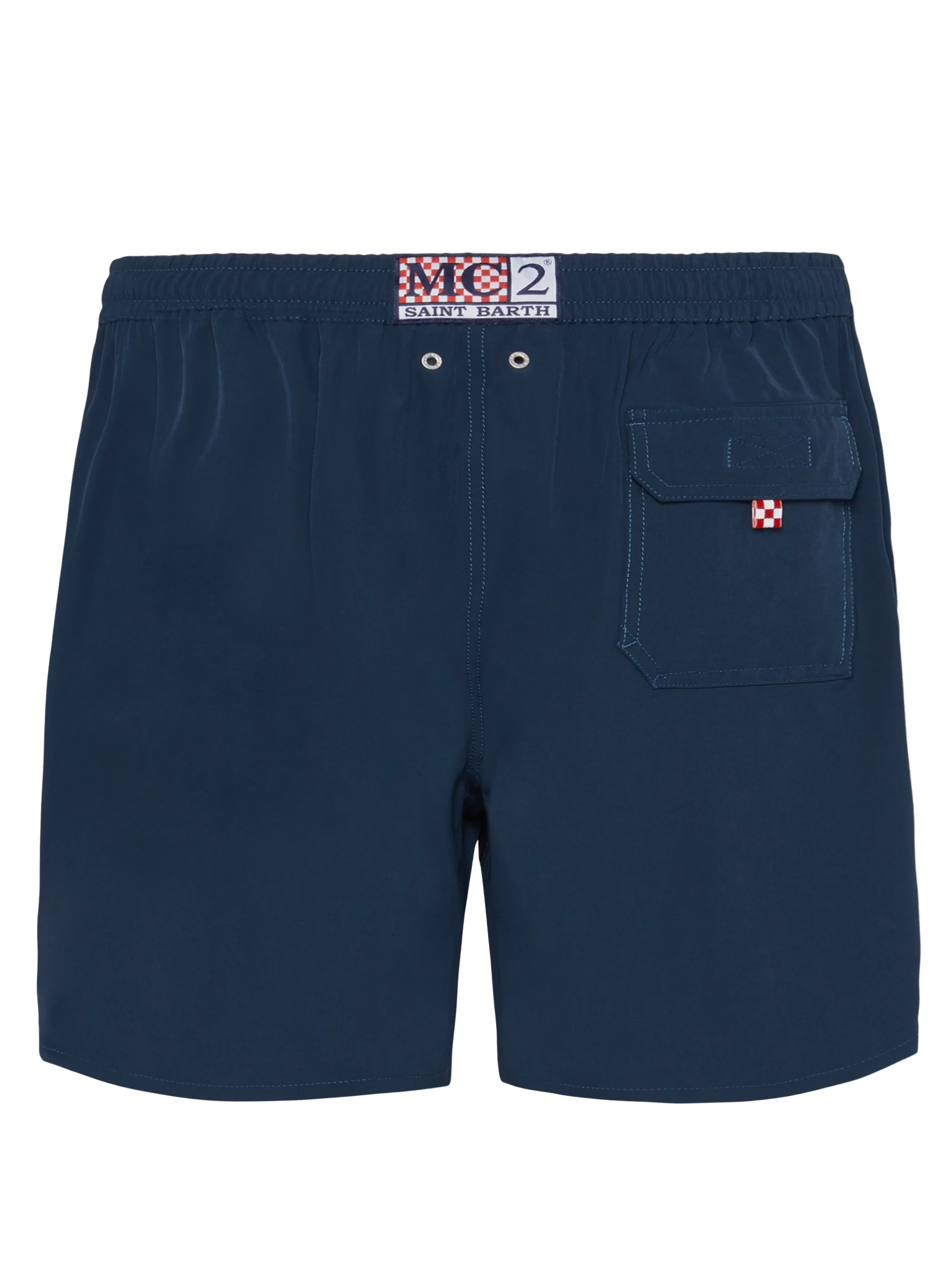 Navy Blue Comfort Swim Shorts With Sapore Di Mare Embroidery | Special Edition Swimshort