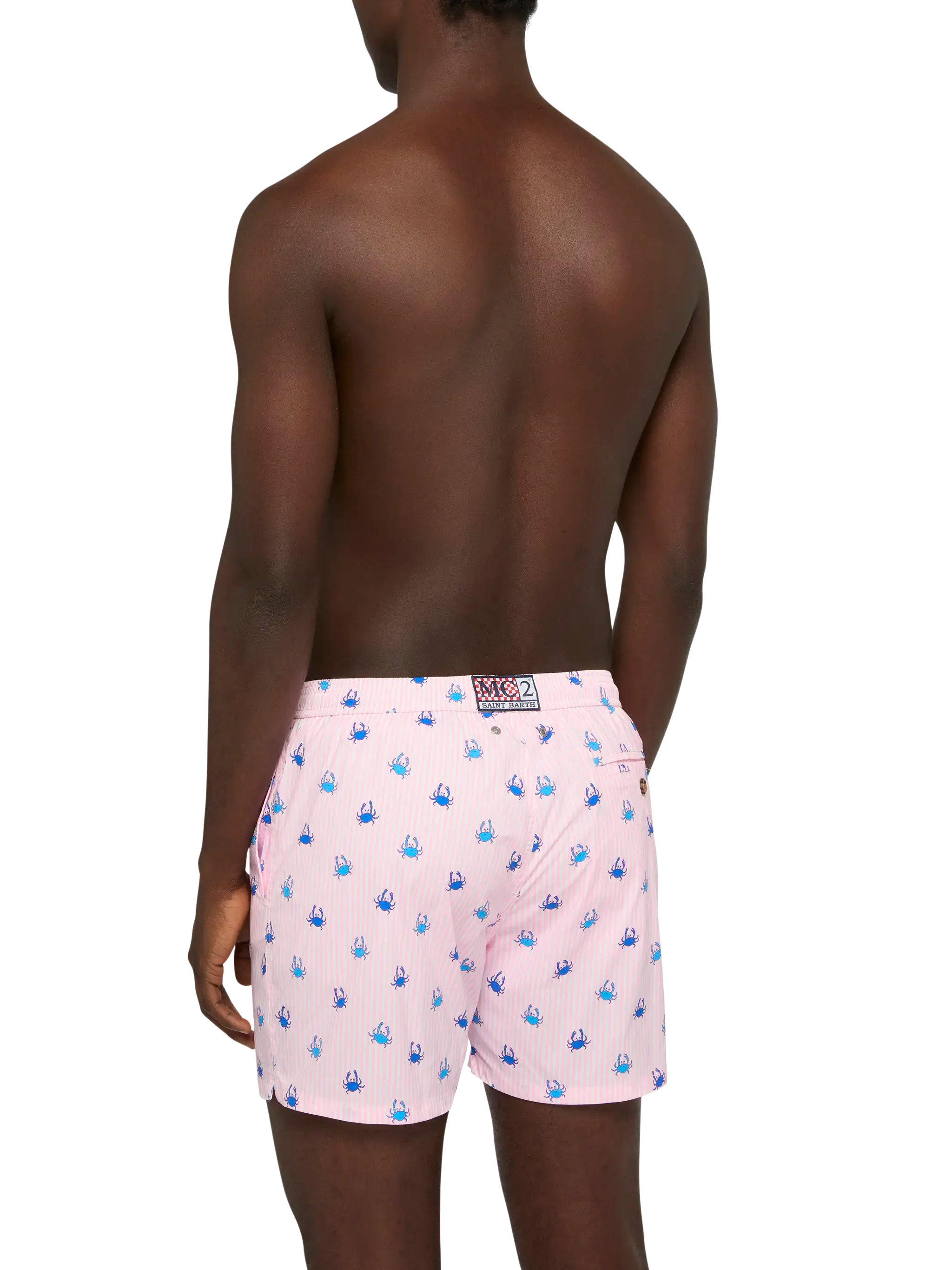 Comfort Light Swim Shorts With Crab Print __single__ Swimshort