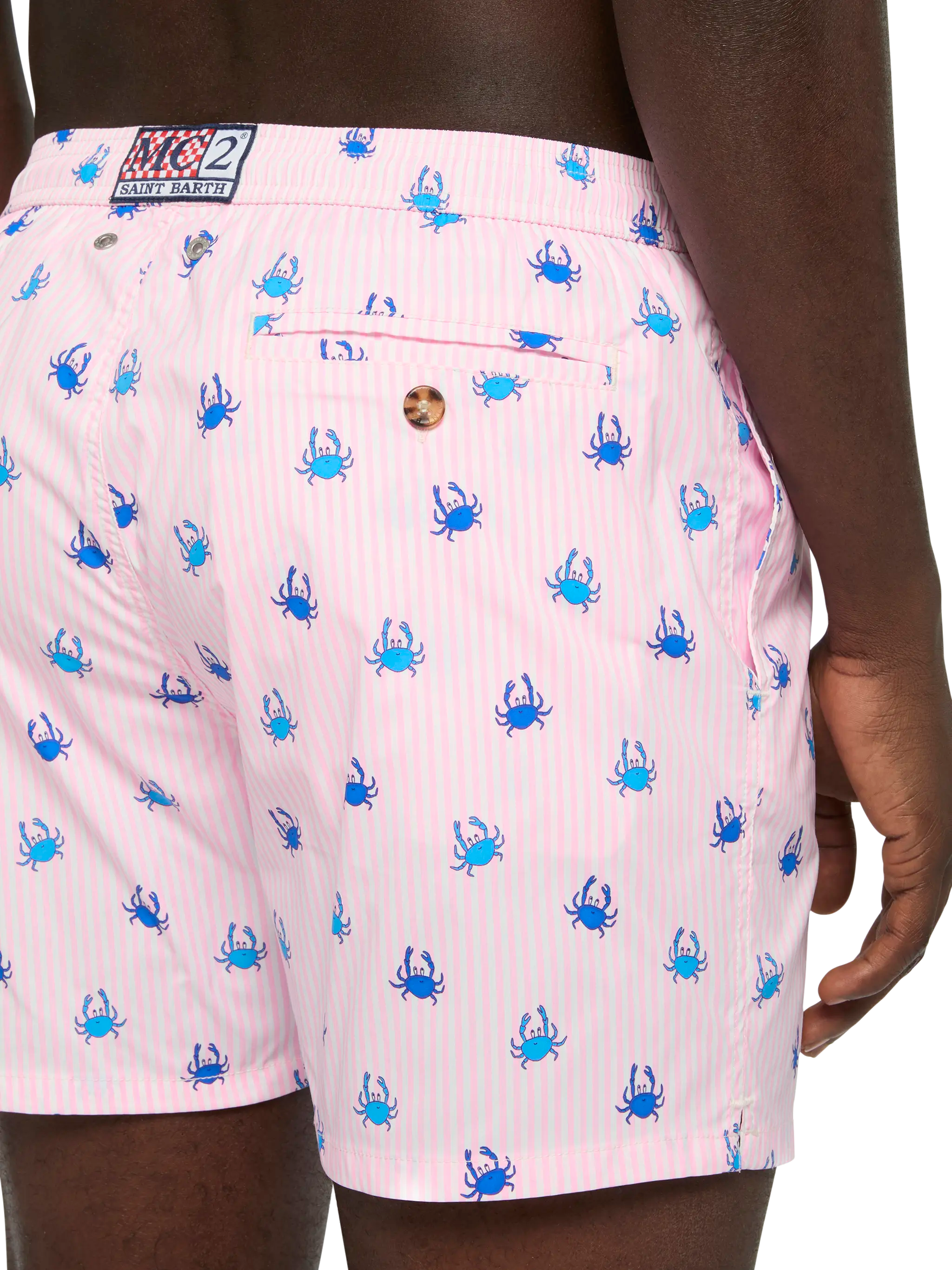 Comfort Light Swim Shorts With Crab Print __single__ Swimshort