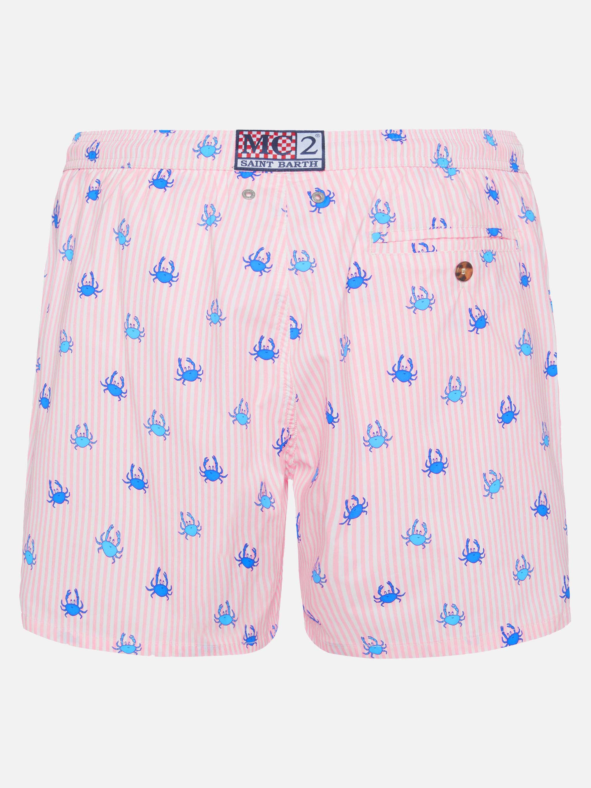 Comfort Light Swim Shorts With Crab Print __single__ Swimshort