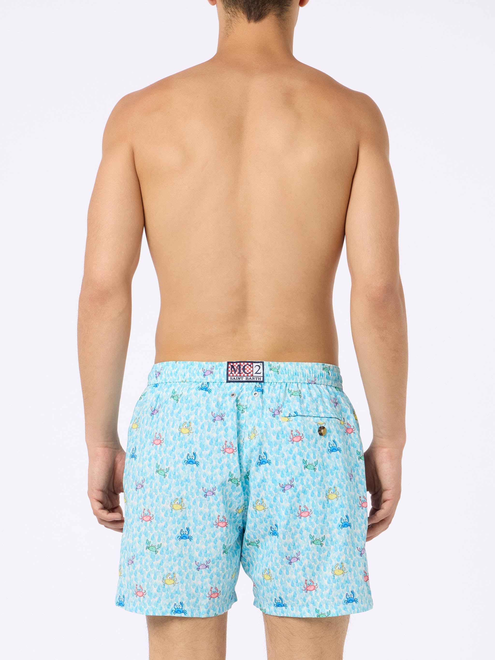 Comfort Light Swim Shorts With Crabs Print __single__ Swimshort