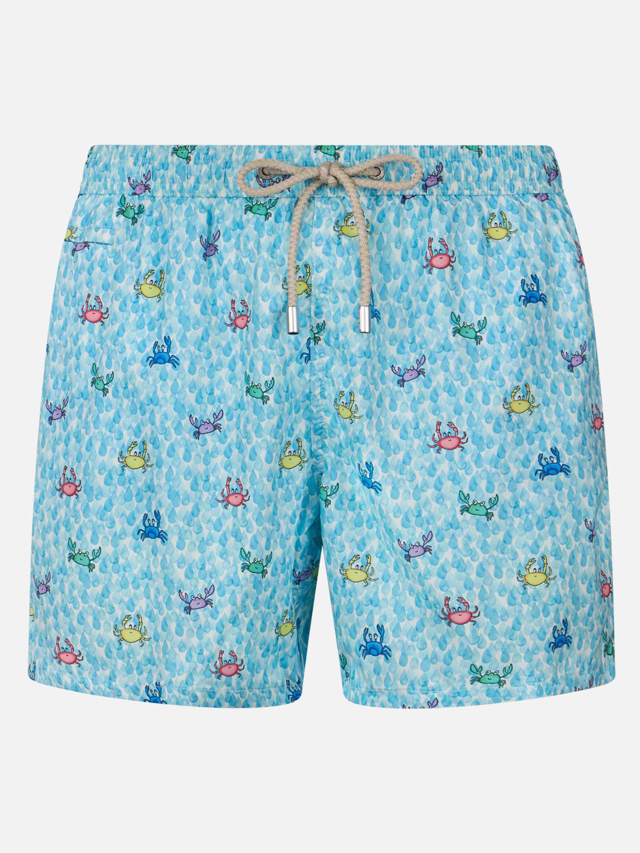 Comfort Light Swim Shorts With Crabs Print __single__ Swimshort