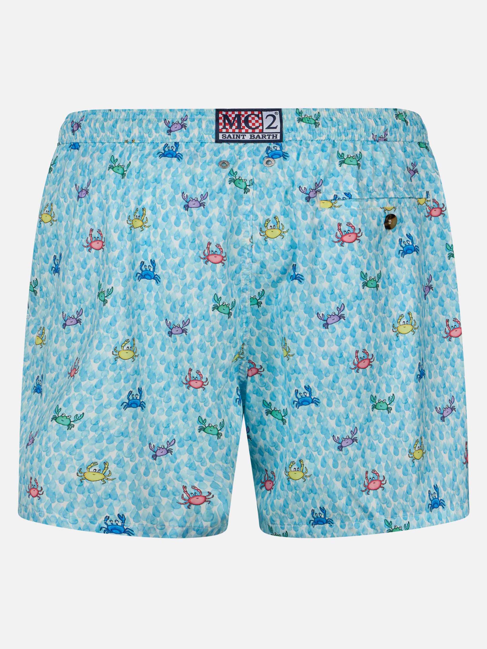 Comfort Light Swim Shorts With Crabs Print __single__ Swimshort