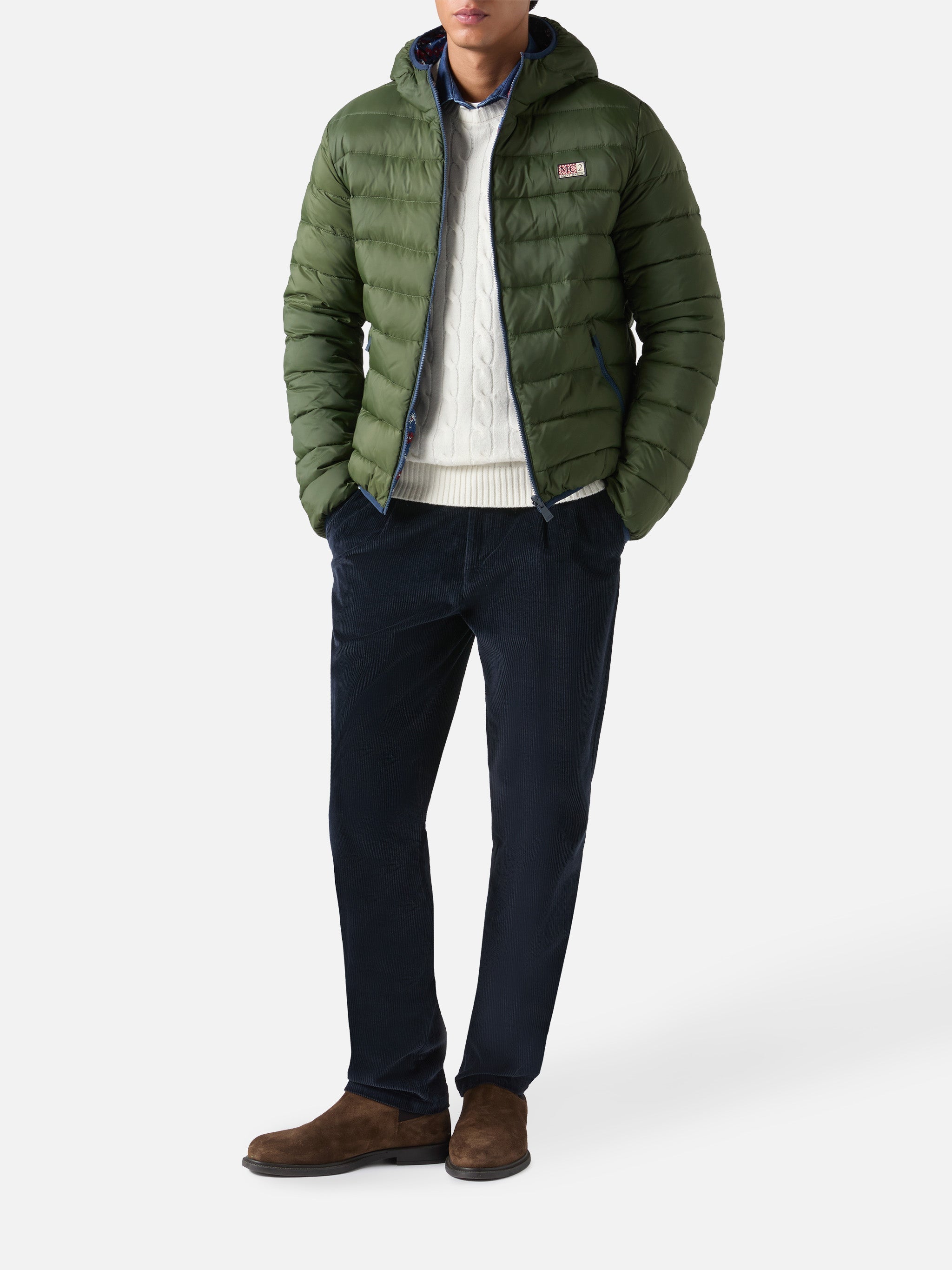 Double Face Down Jacket Courchevel M Ilitary Green