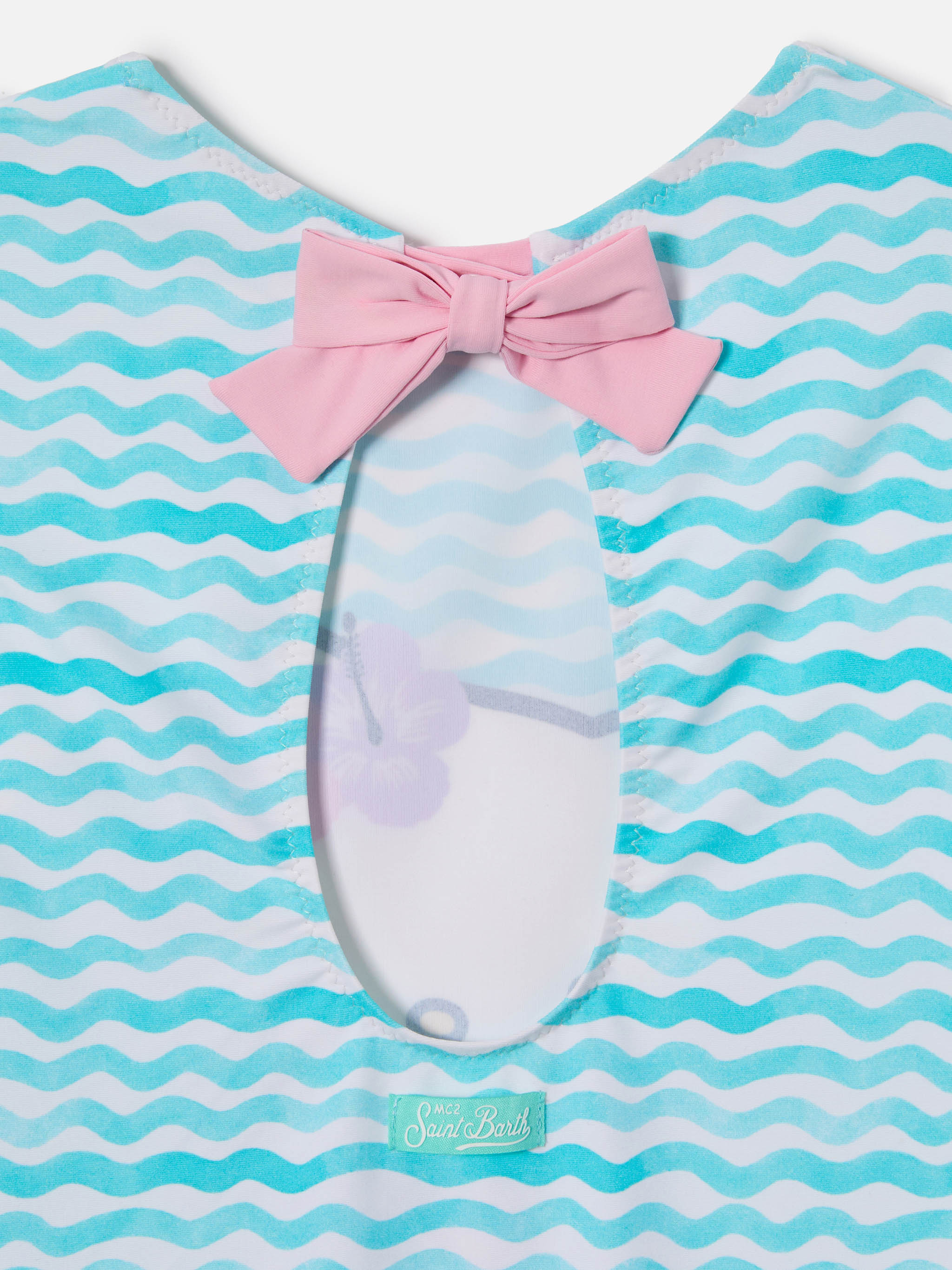 Cressy Long-Sleeve One-Piece Swimsuit With Hello Kitty Print | Special Edition Green Wetsuit