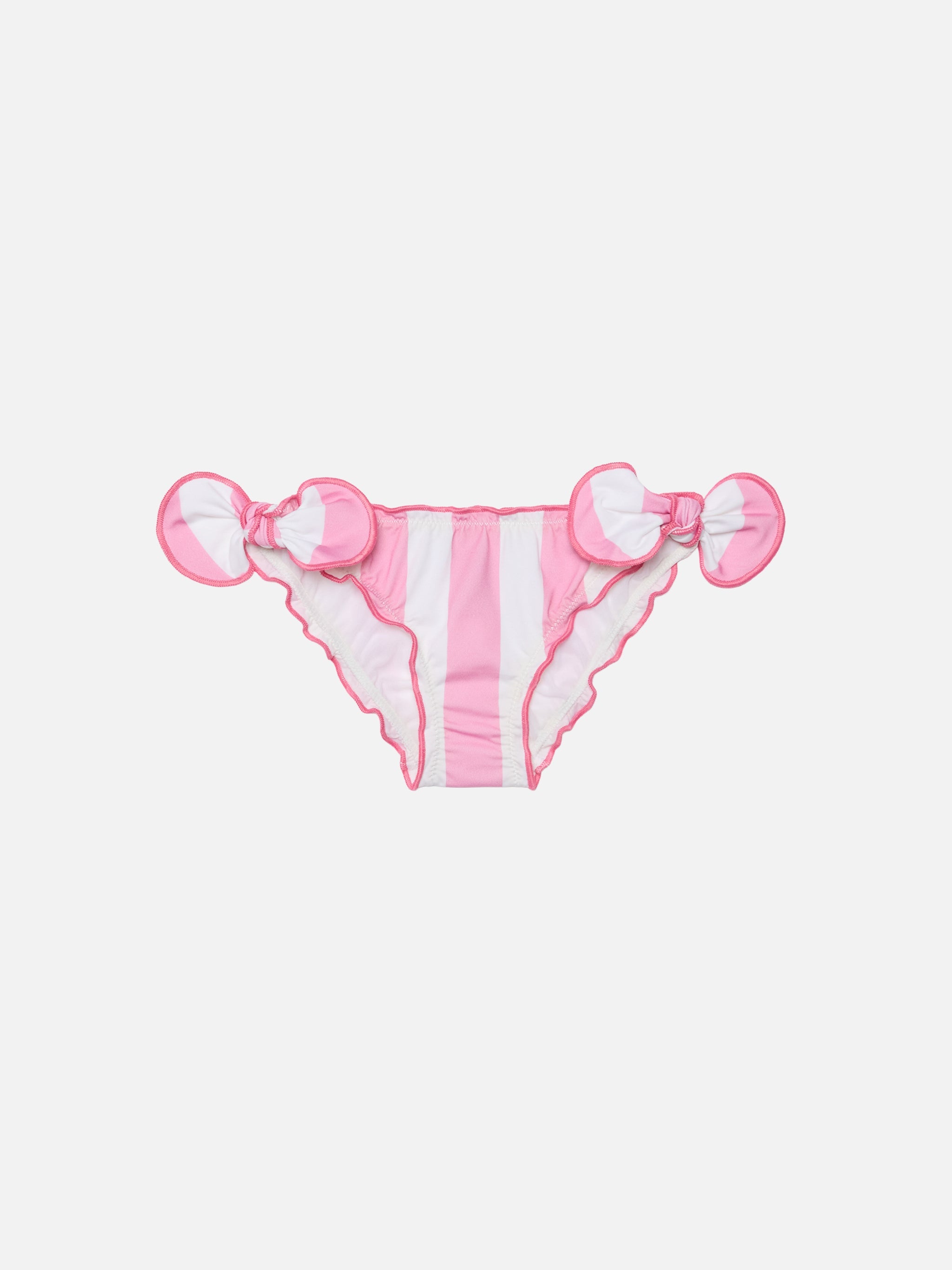 Cric Classic Swim Briefs With Pink Striped Print Bottom