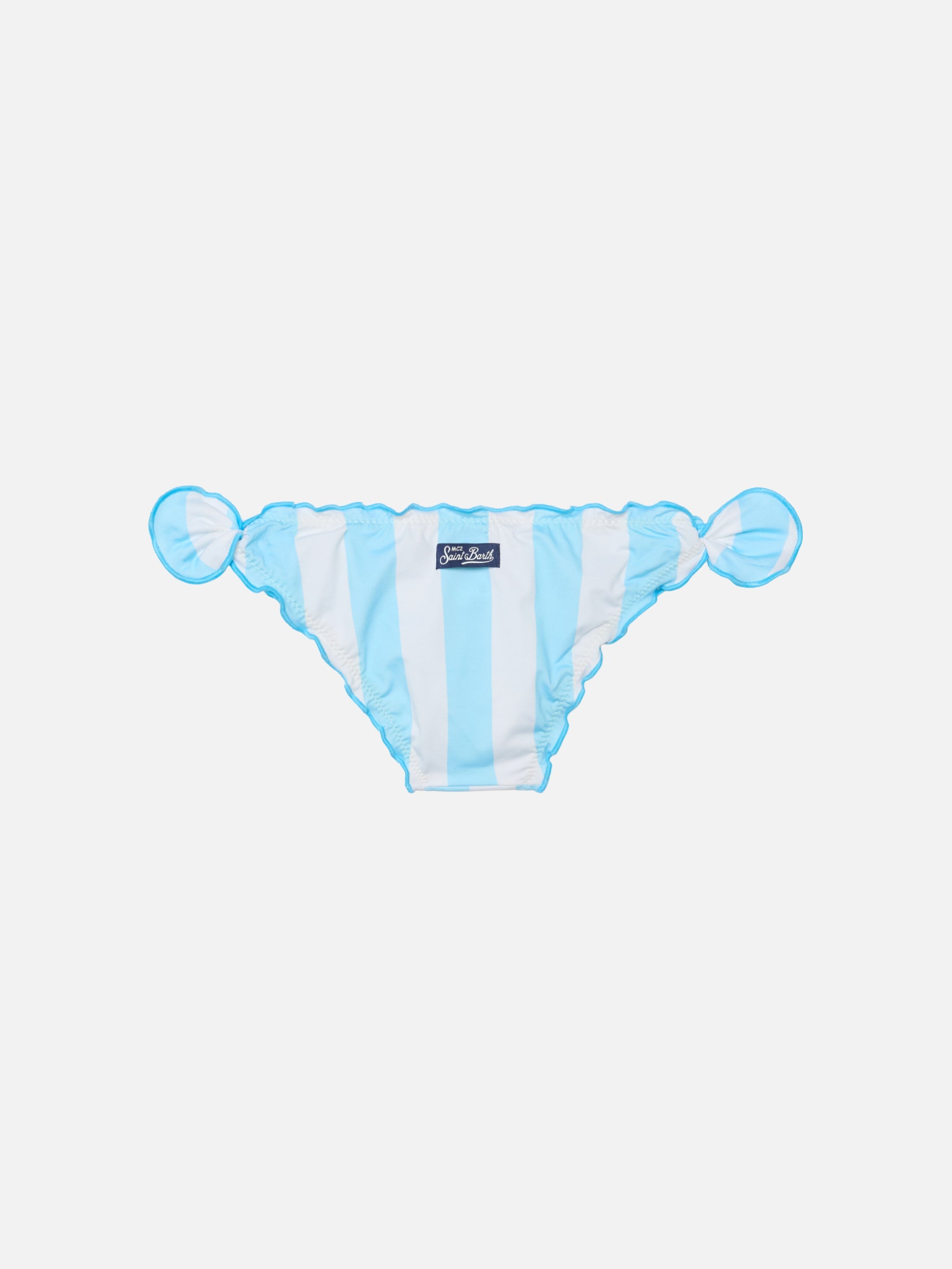 Cric Classic Swim Briefs With Striped Print Bottom