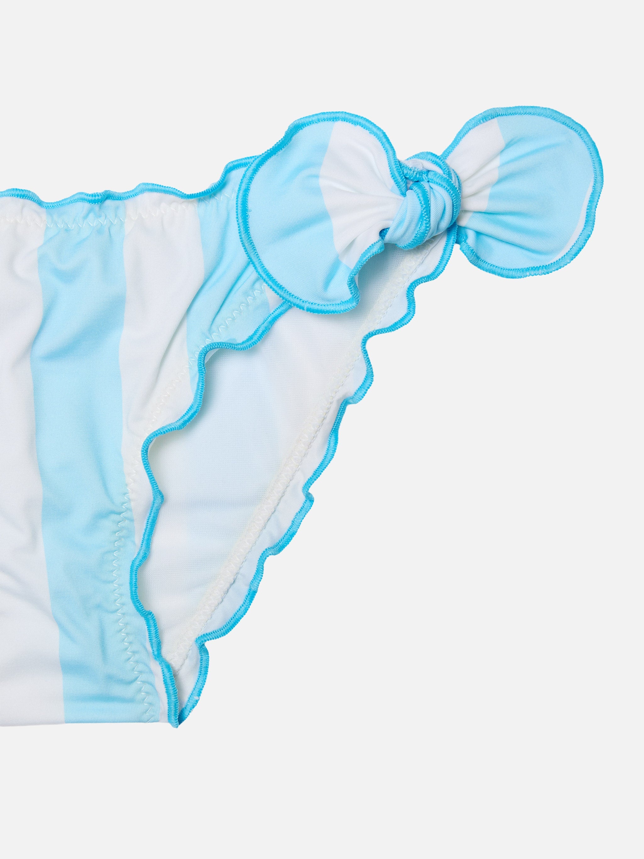 Cric Classic Swim Briefs With Striped Print Bottom