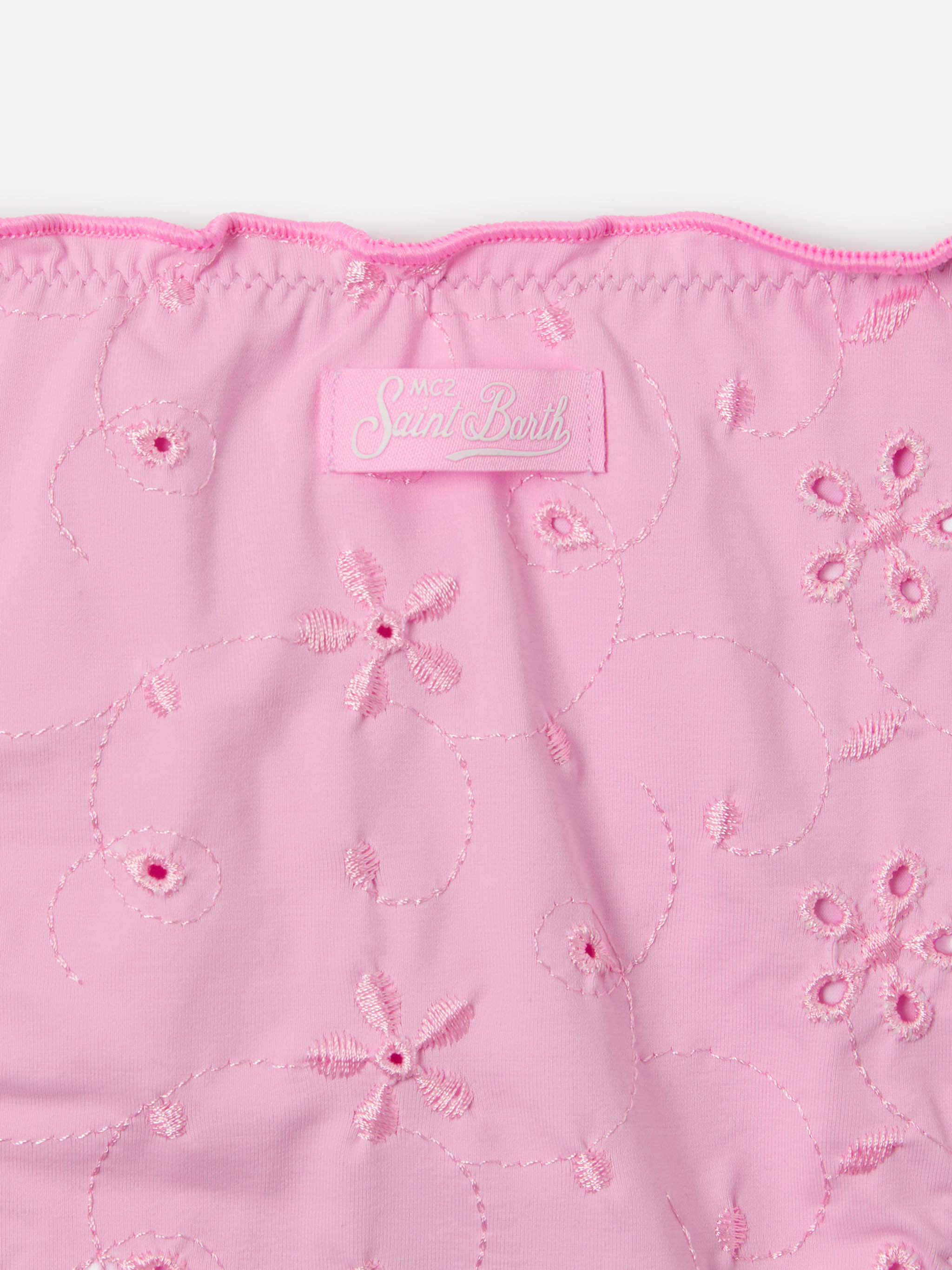 Cris Sangallo Bikini Pink With Ruffled Edges