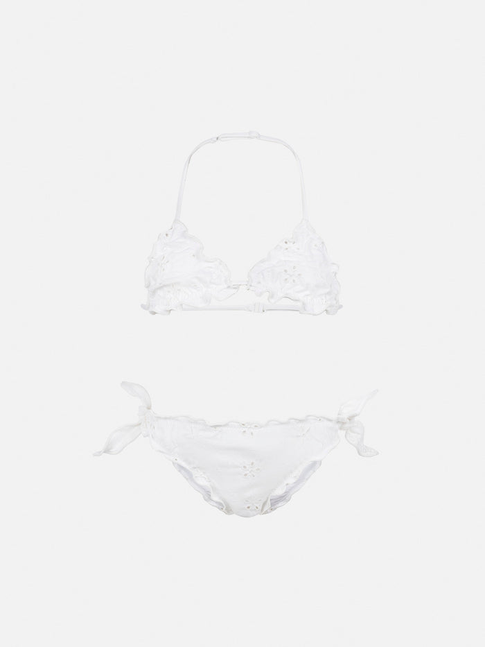 Cris Sangallo Cotton Lace Triangle Bikini __single__