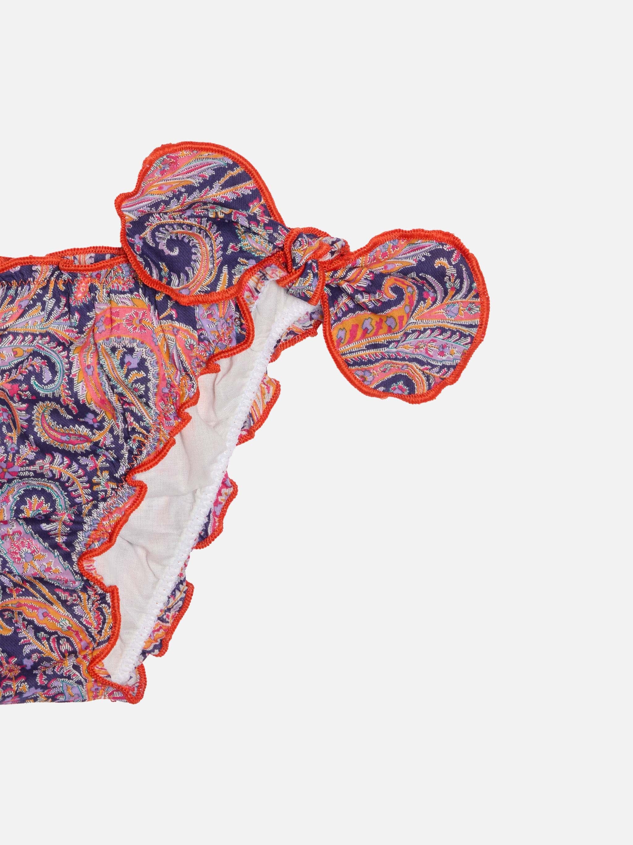 Girl Triangle Bikini With Liberty Print | Made Fabric __single__