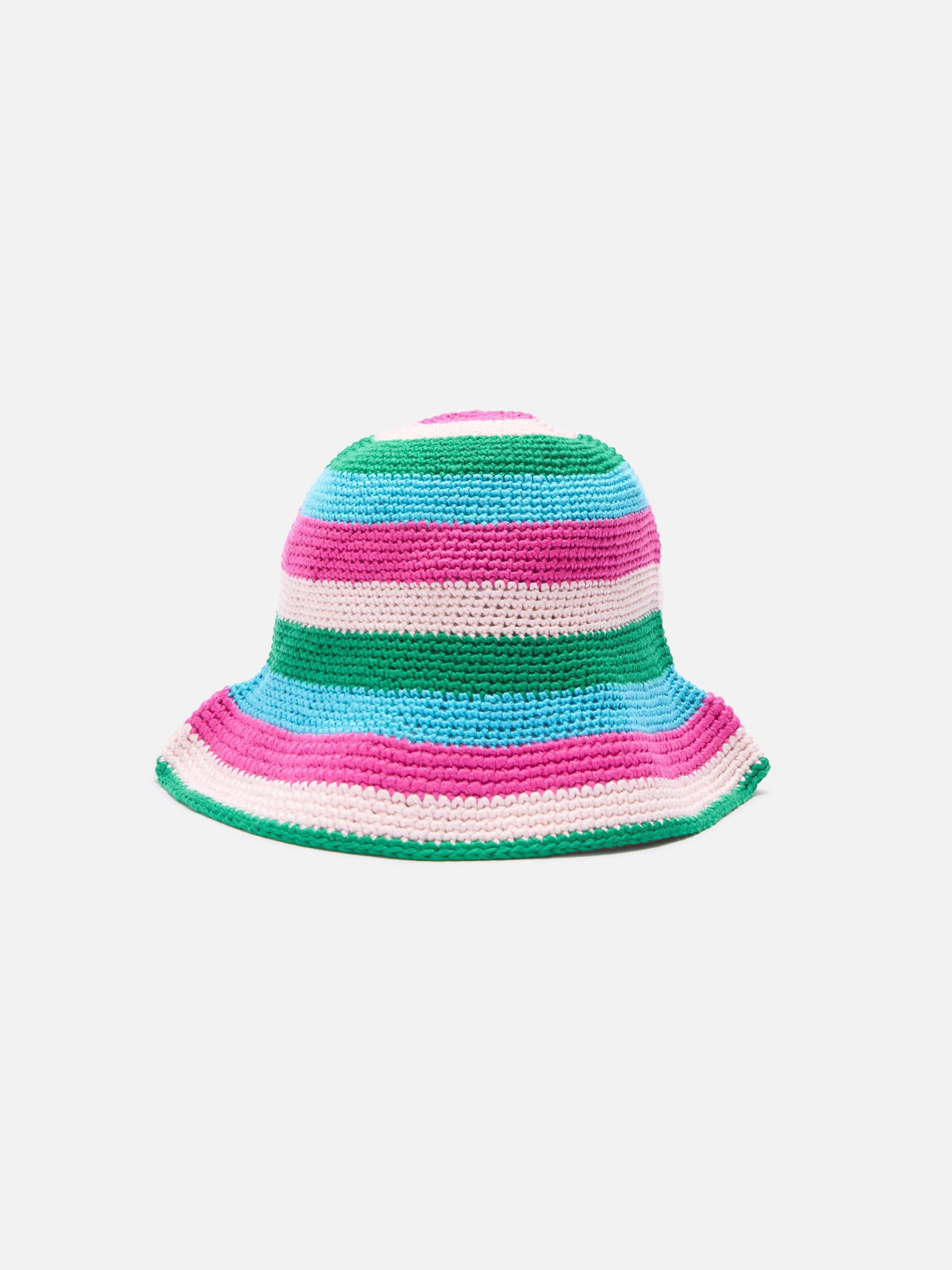 Multicolor Crochet Cloche Hat