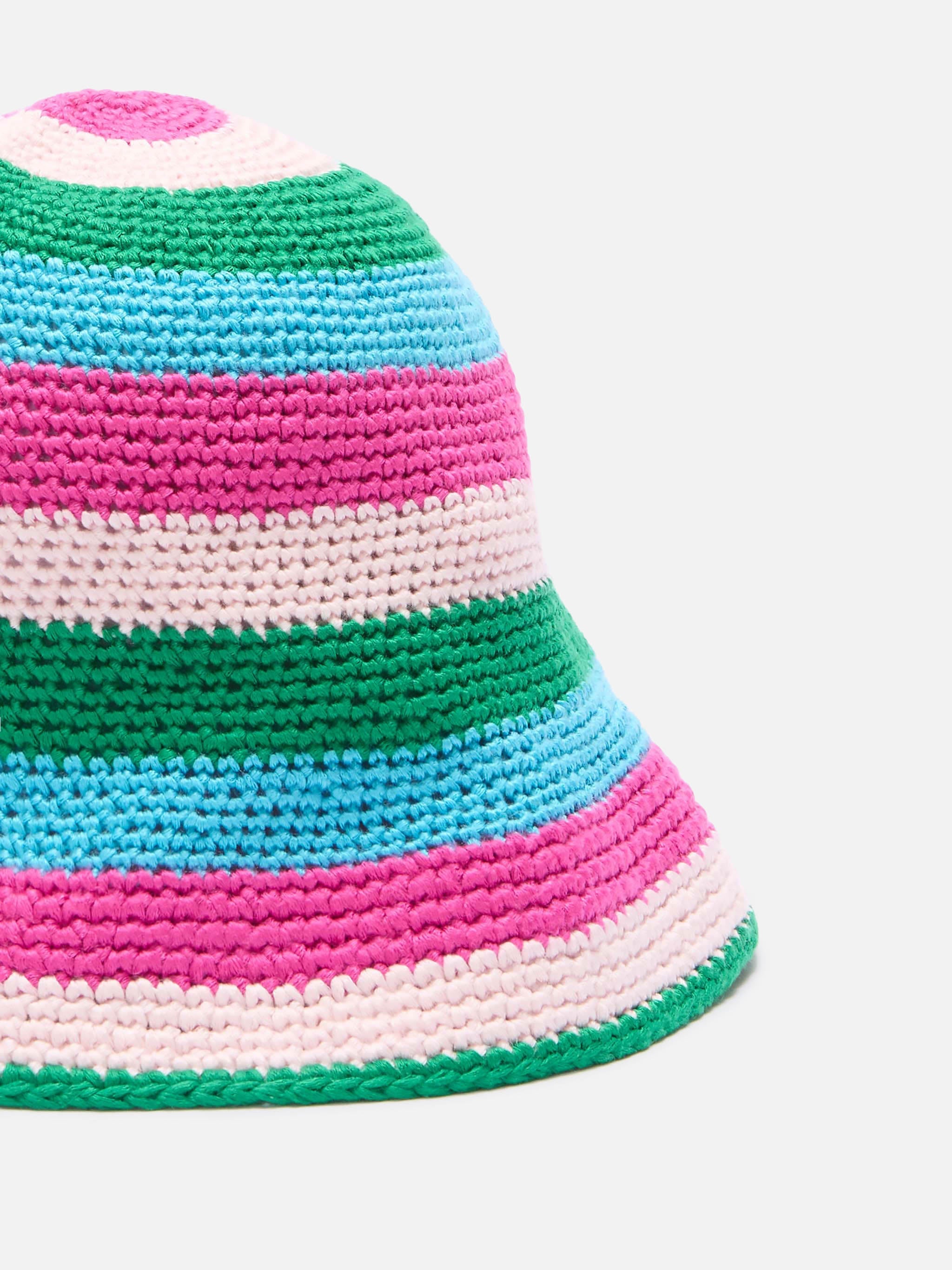 Multicolor Crochet Cloche Hat