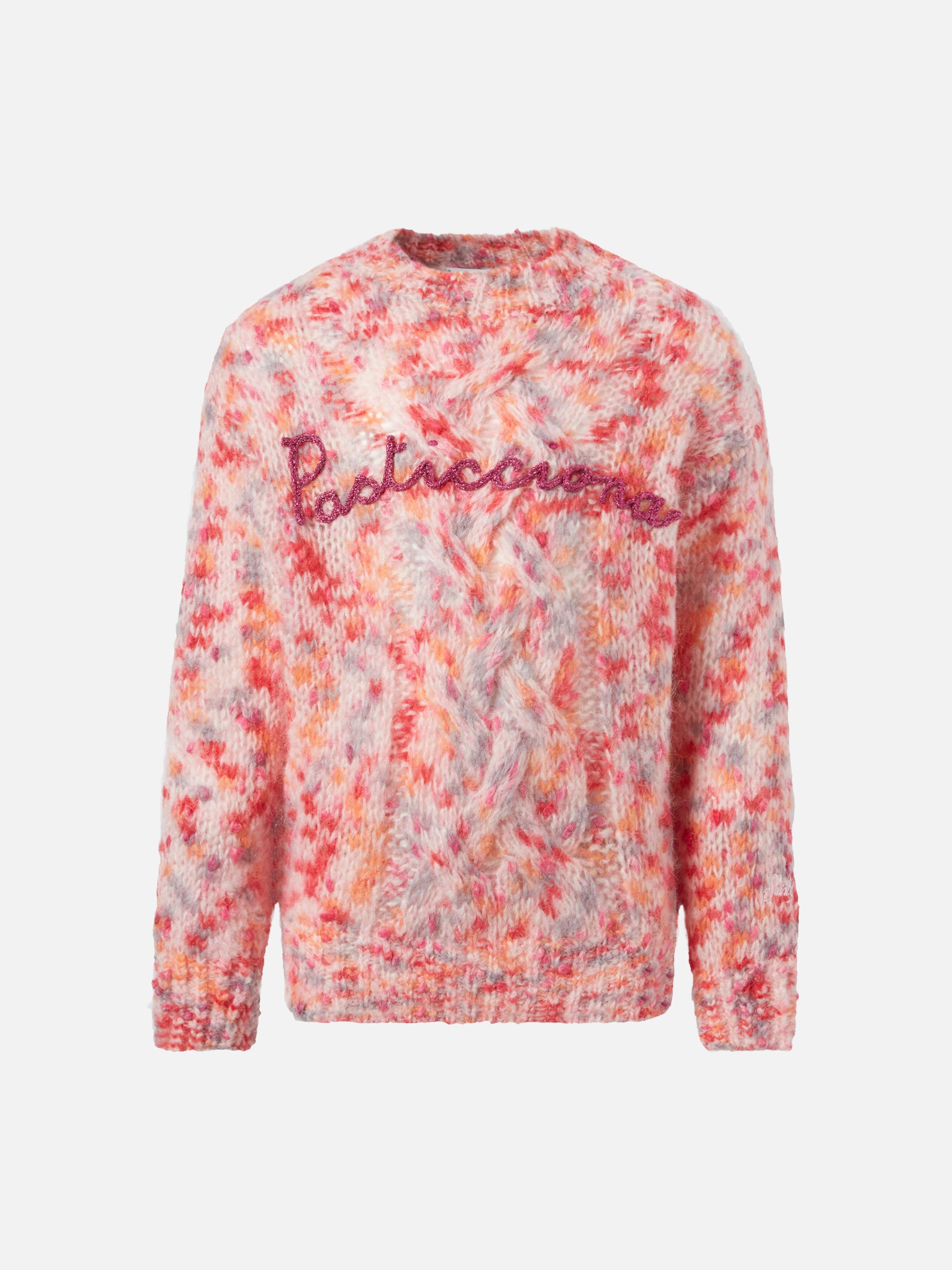 Boxy Sweater Danya Soft Jr With Pasticciona Embroidery Pink
