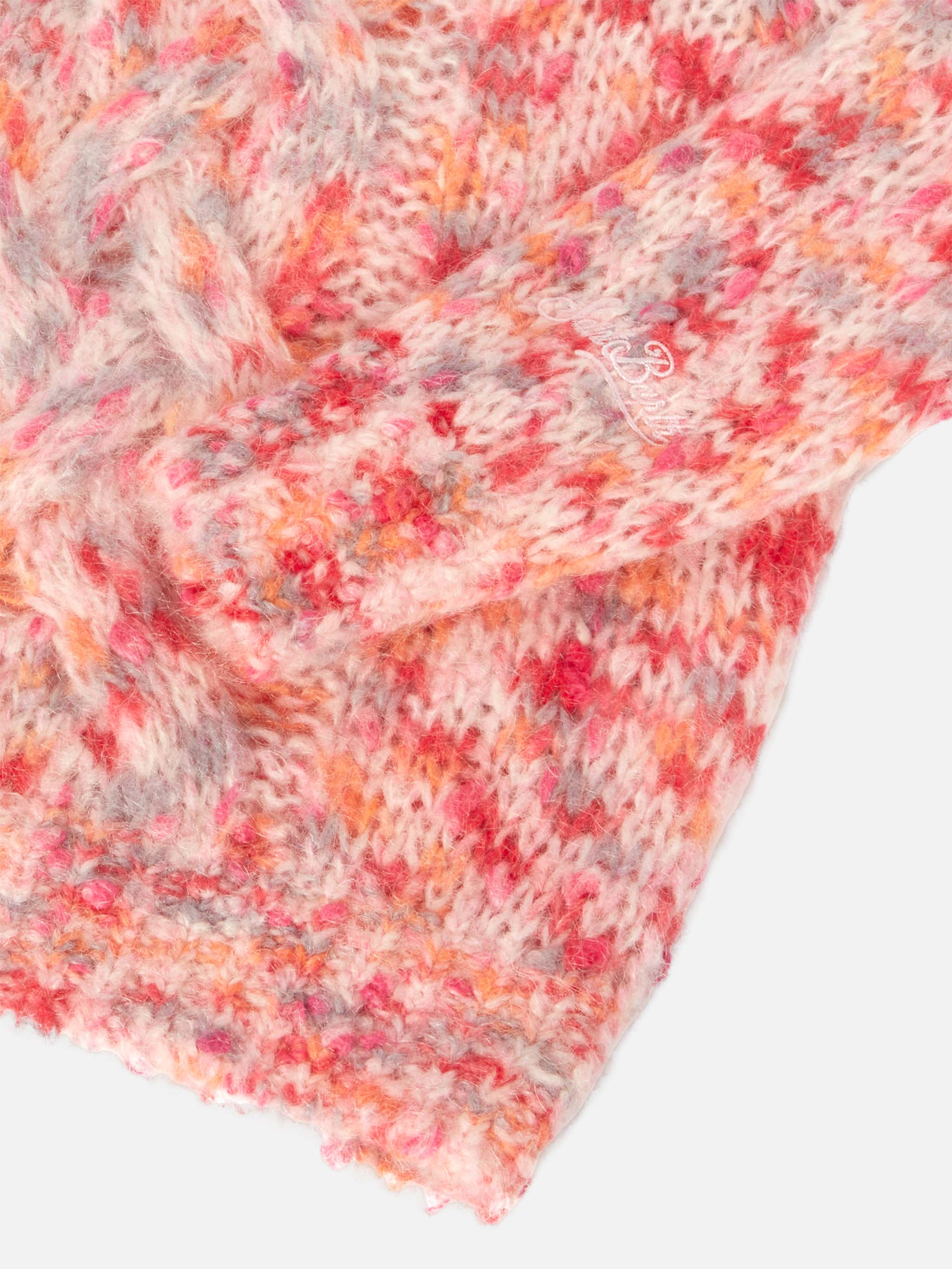Boxy Sweater Danya Soft Jr With Pasticciona Embroidery Pink