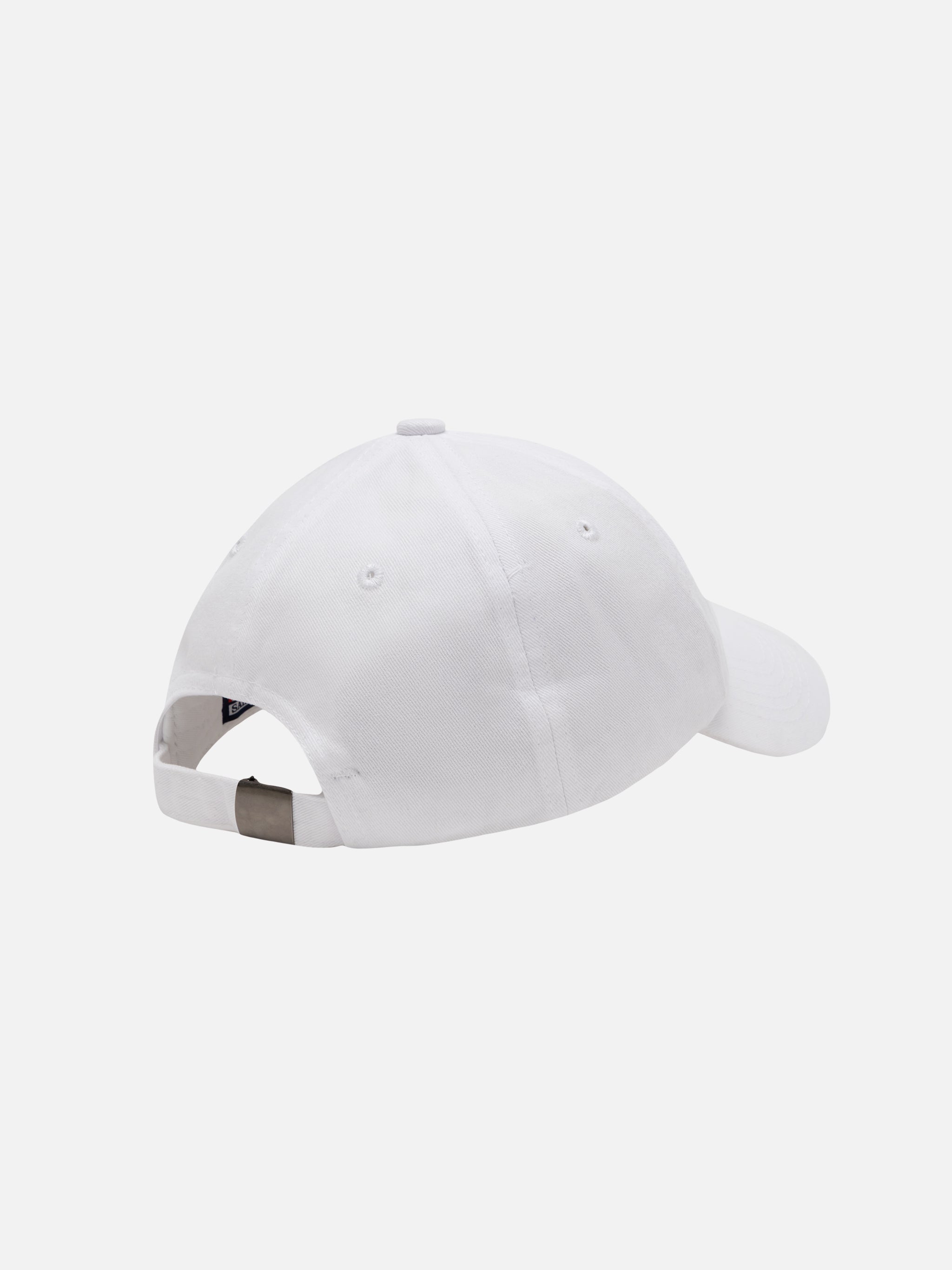Davis White Denim Ball Cap With St. Barth Embroidery Hat