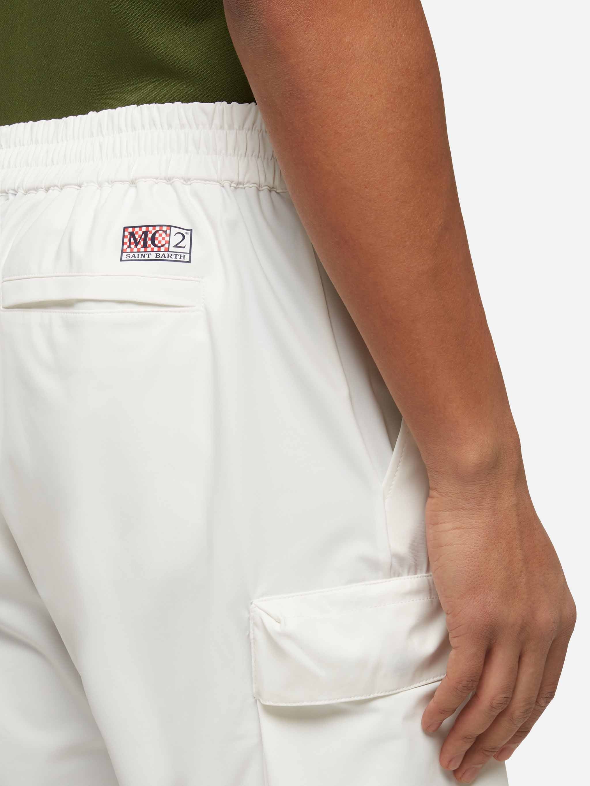 Off-White Technic Fabric Bermuda Shorts Deck Pant