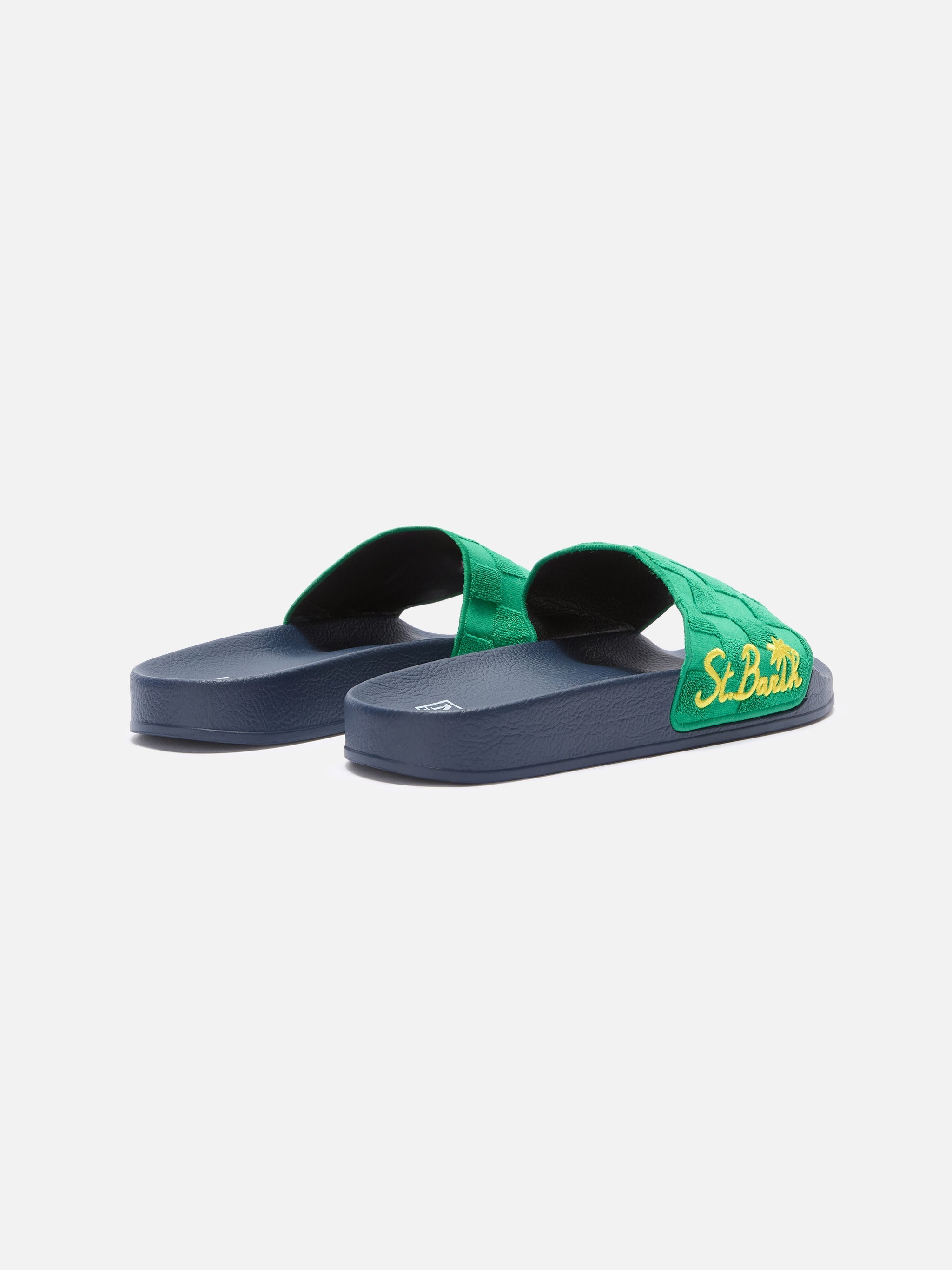 Mens Slippers With Saint Barth Logo Flip Flop