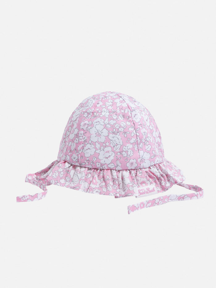 Doremi Newborn Cotton Bonnet Pink Hat