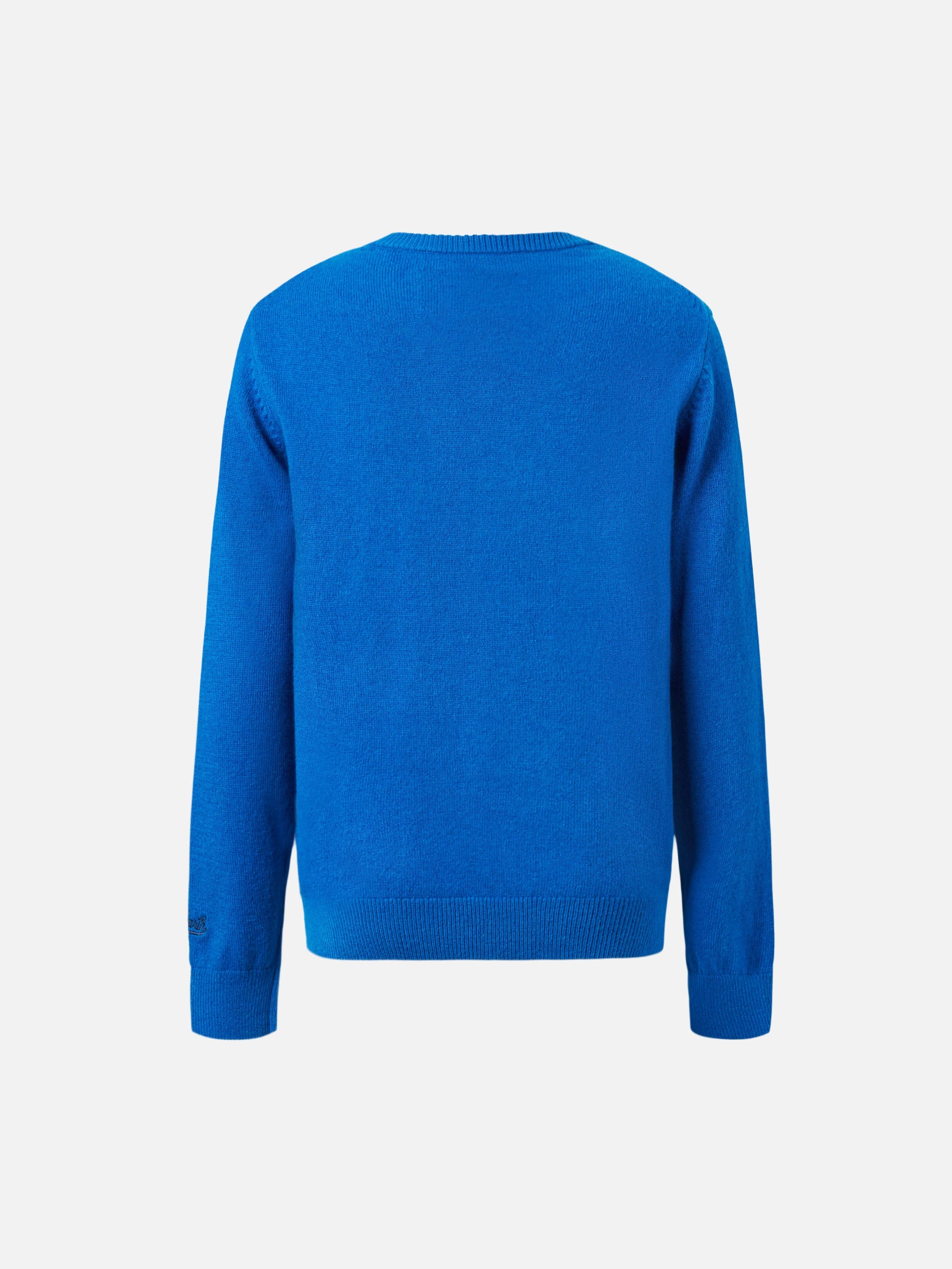 Crewneck Douglas With Richie Rich Jacquard | Special Edition Mid Blue