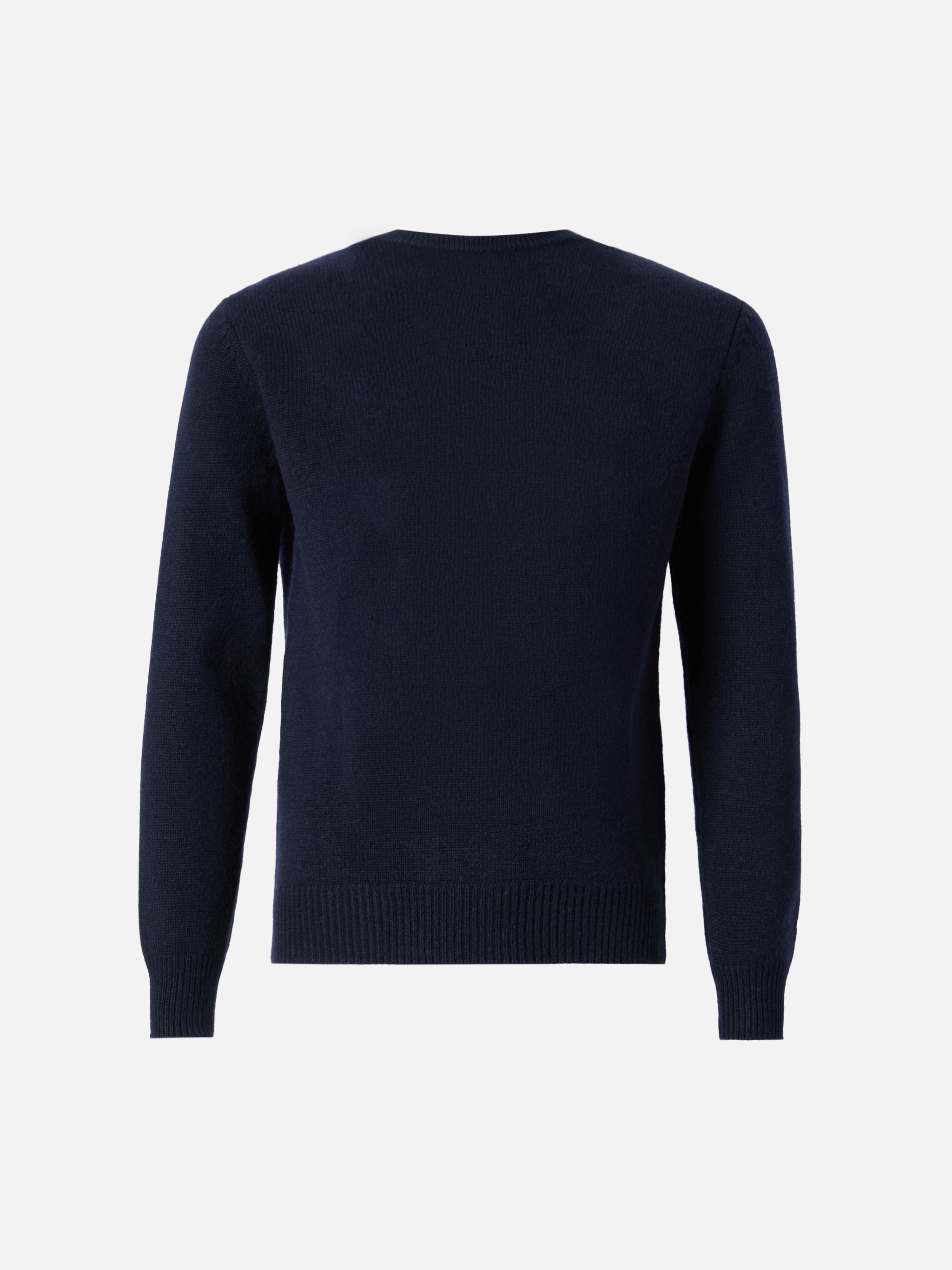Crewneck Douglas Cashmere Blend With Peanuts Jacquard | Special Edition Blue