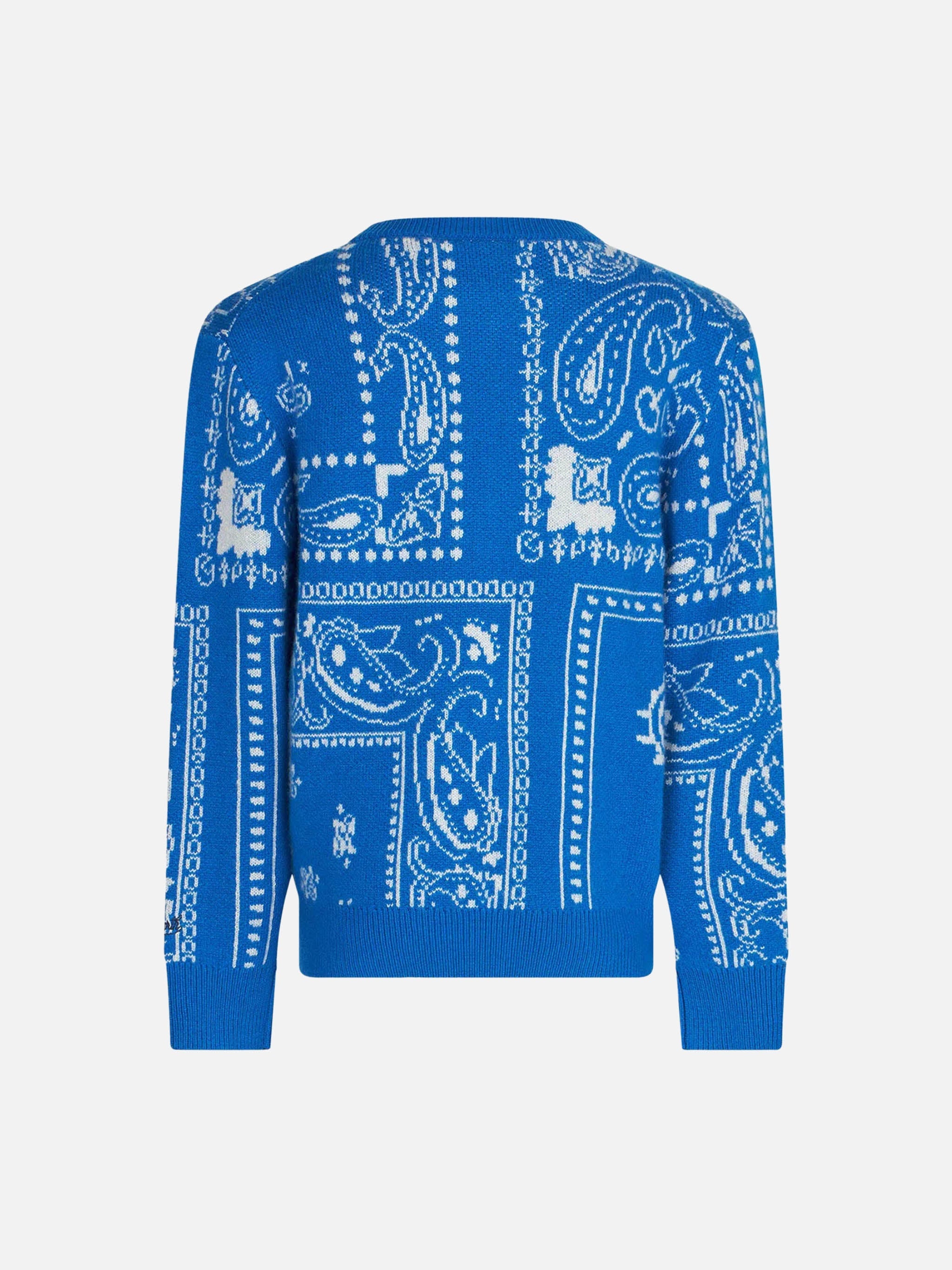 Boy Crewneck Sweater With Snoopy Print | Peanuts™ Special Edition Blue