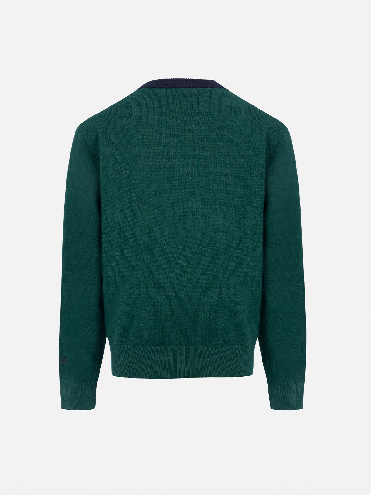 Boy Green Crewneck Sweater Douglas Light With Snoopy Snowball Embroidery | Peanuts Special Edition