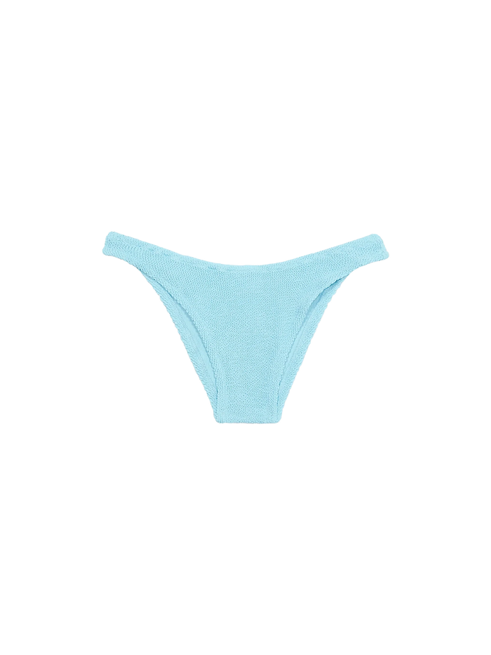 Elise Light Blue Crinkle Swim Briefs Sky Bottom