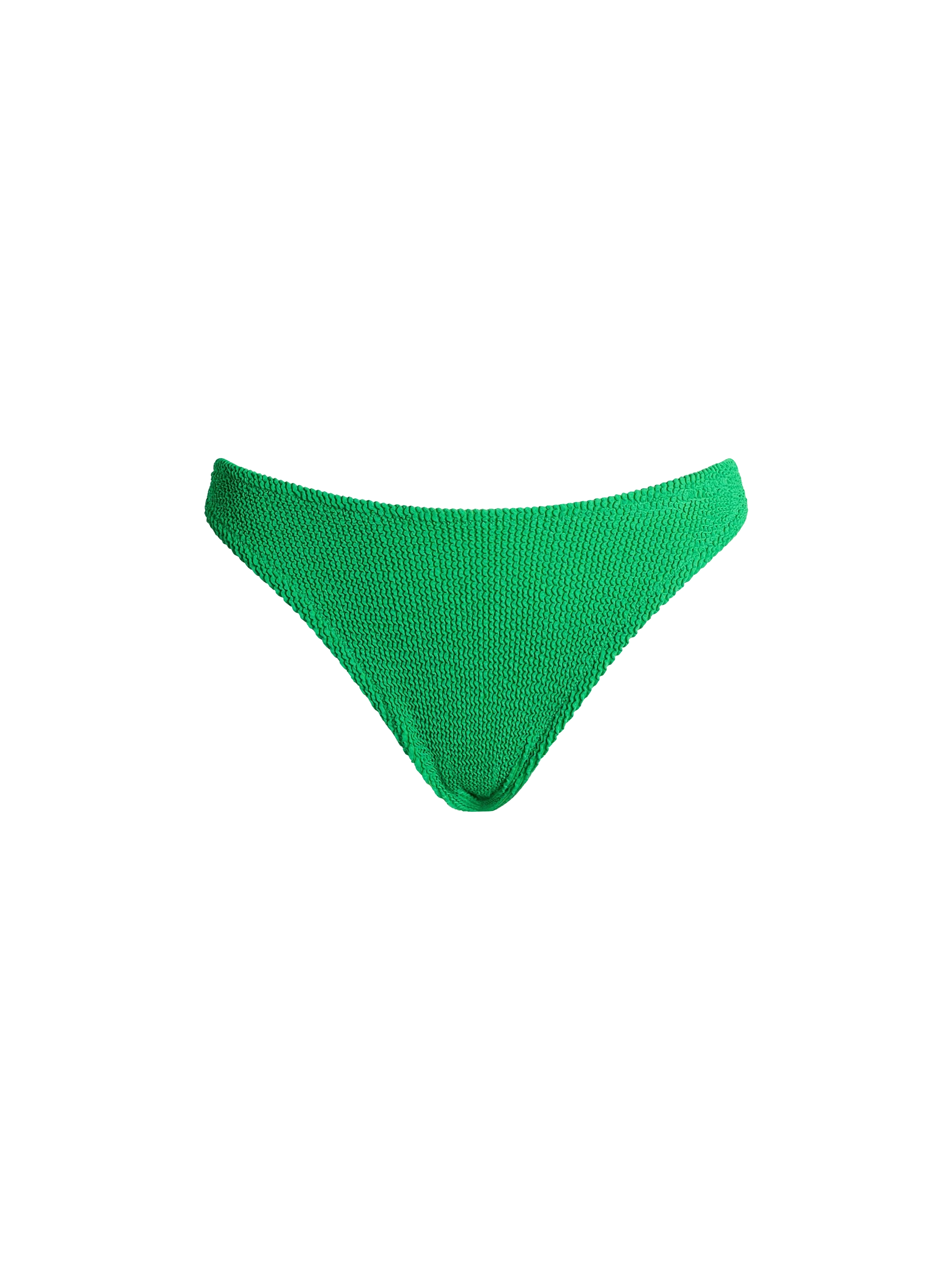 Elise Green Crinkle Swim Briefs Bottom