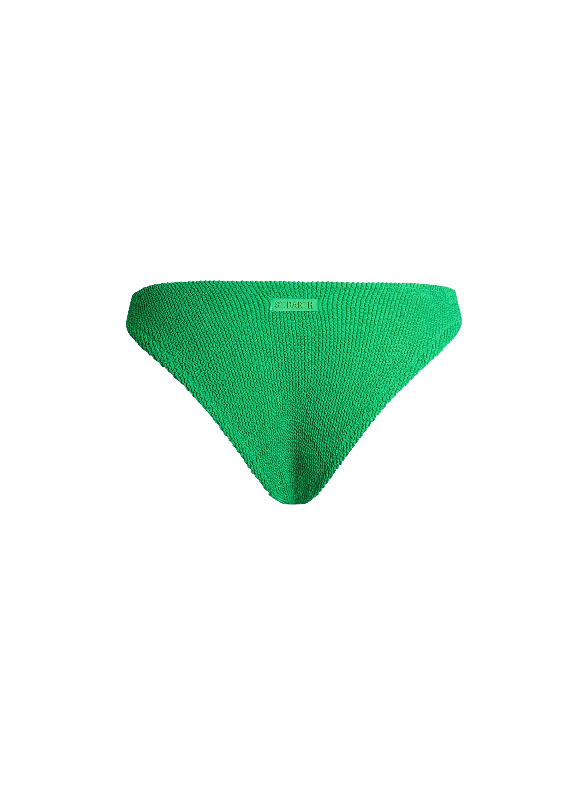 Elise Green Crinkle Swim Briefs Bottom