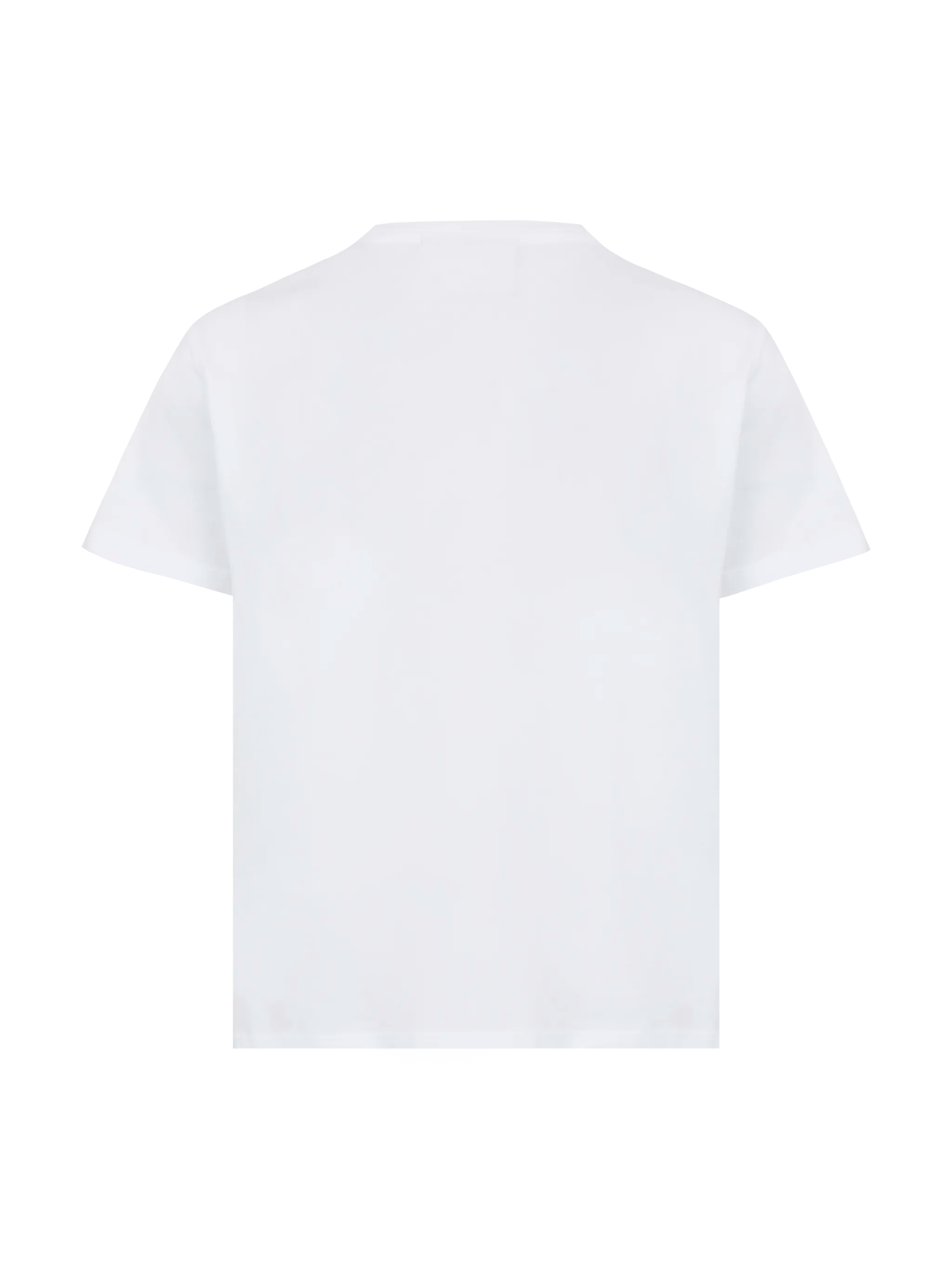 Elly Cotton Jersey Crewneck T-Shirt With Saint Barth Patch White