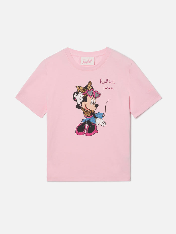 Elly T-Shirt With Minnie Fashion Lover Print | Special Edition Pink