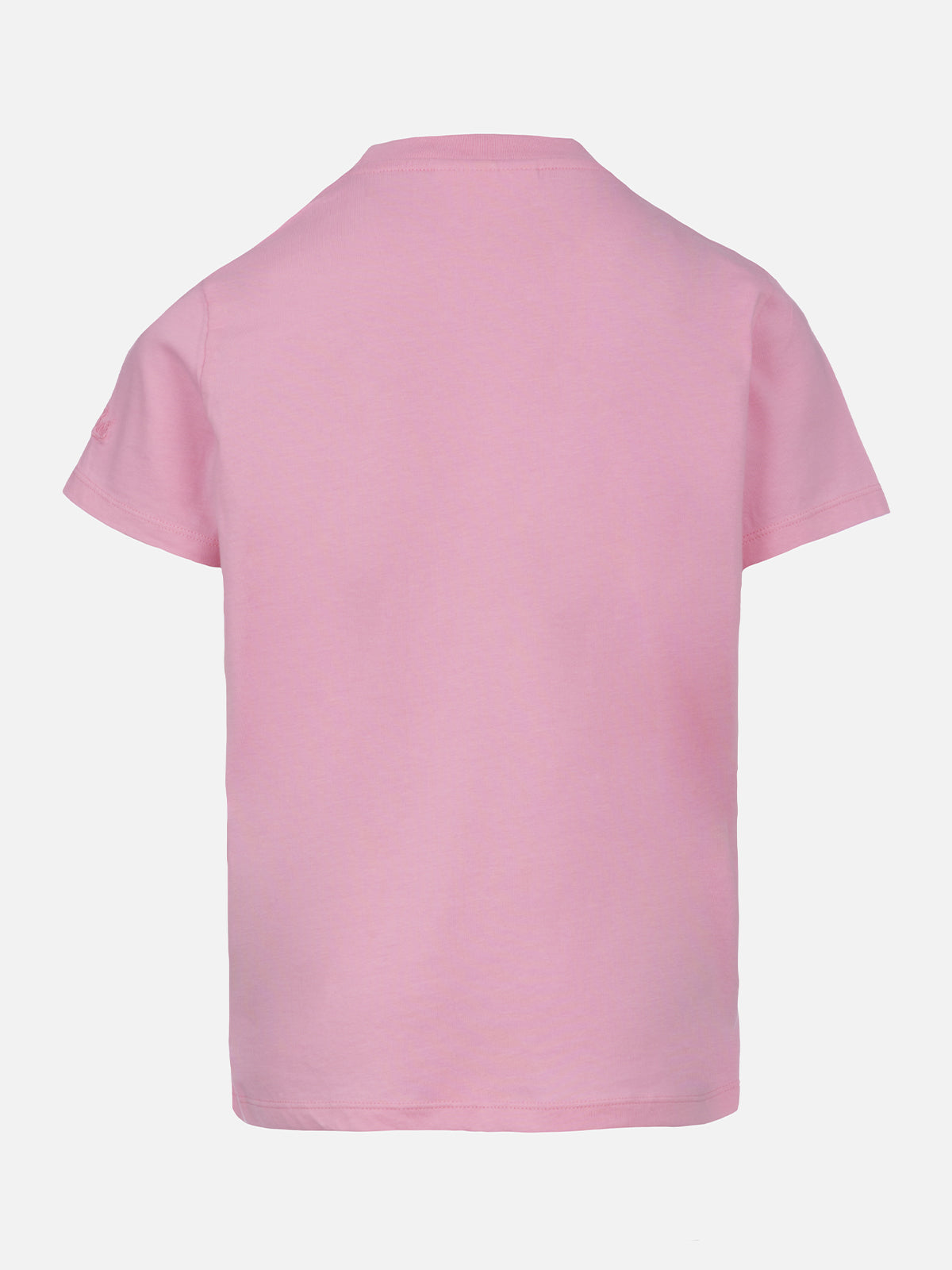 Girl Cotton Jersey Crewneck T-Shirt Elly With Barbie Print | Special Edition Pink