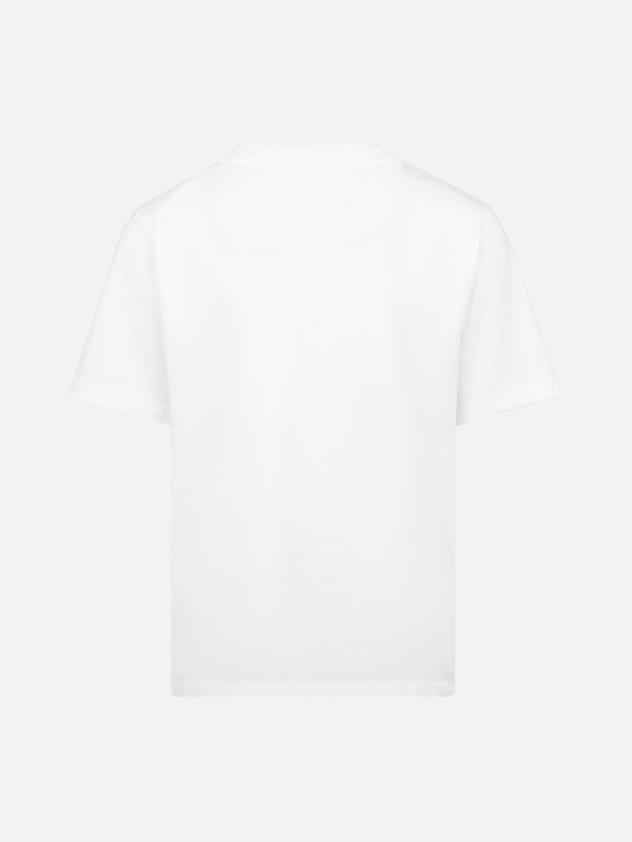Elly Cotton Jersey Crewneck T-Shirt With Hello Kitty Print | Special Edition White