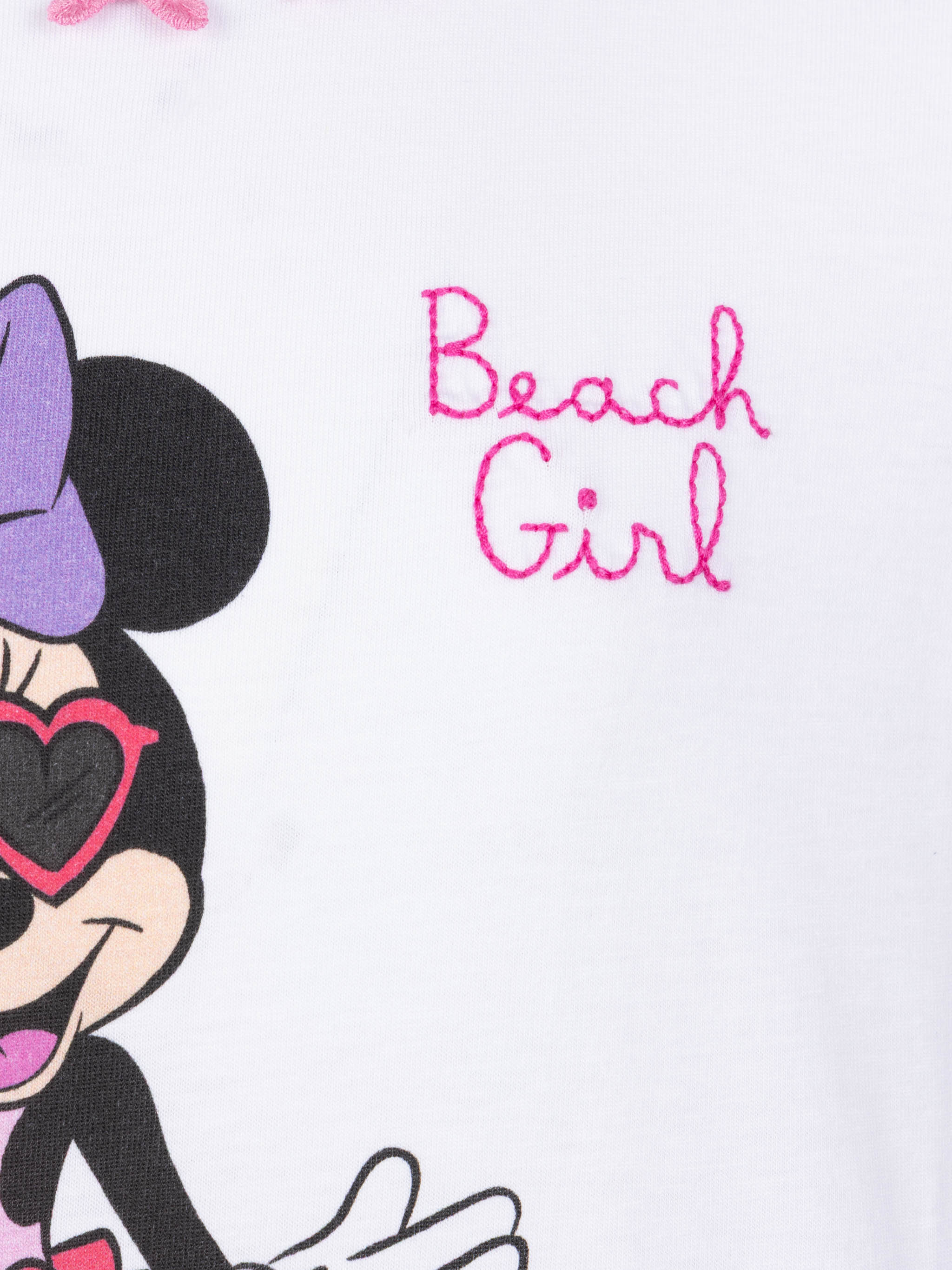 Elly Cotton Jersey Crewneck T-Shirt With Minnie Print | Disney® Special Edition White