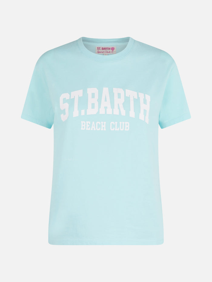 St. Barth Beach Club Emilie Cotton T-Shirt Green