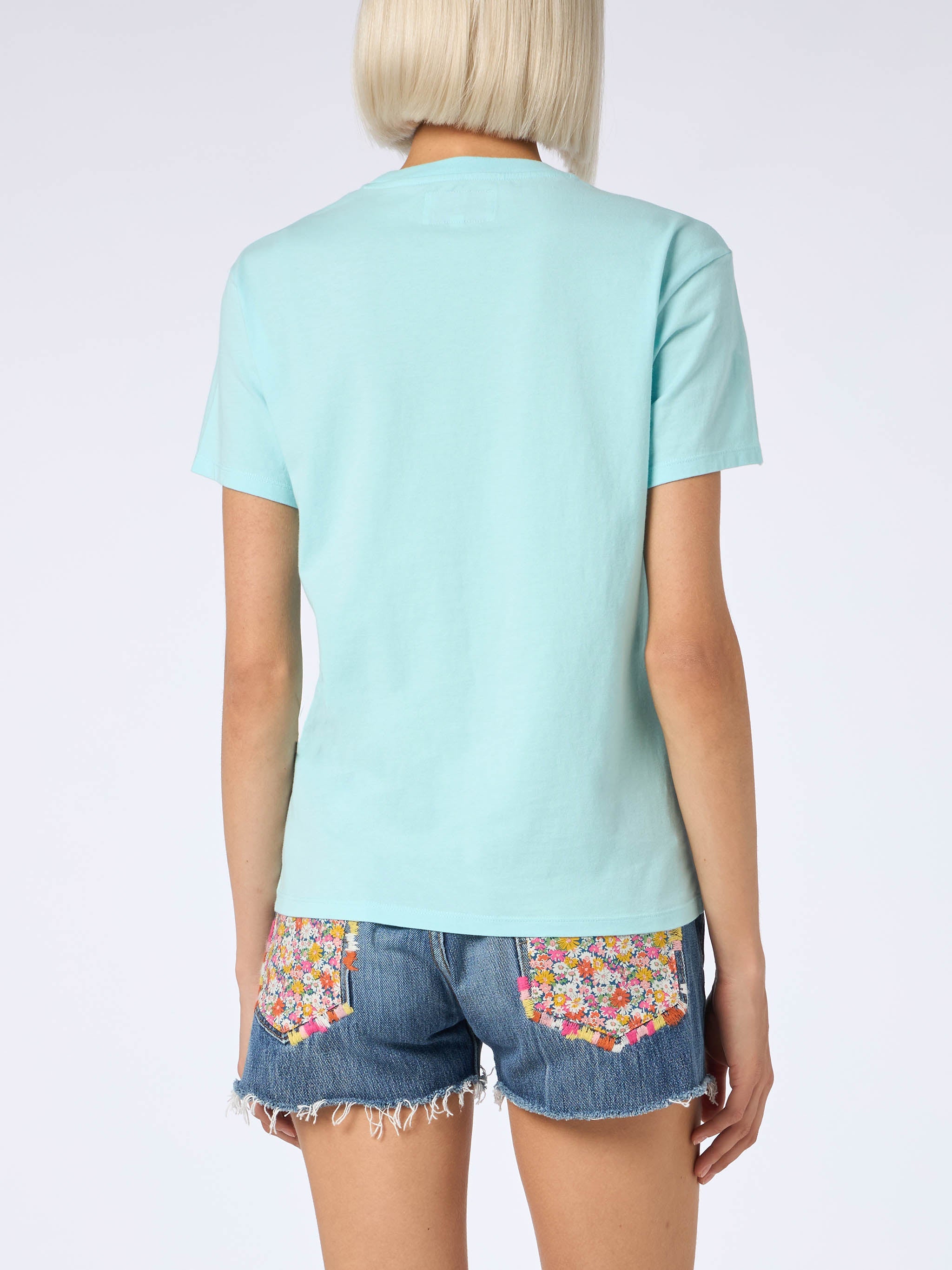 St. Barth Beach Club Emilie Cotton T-Shirt Green