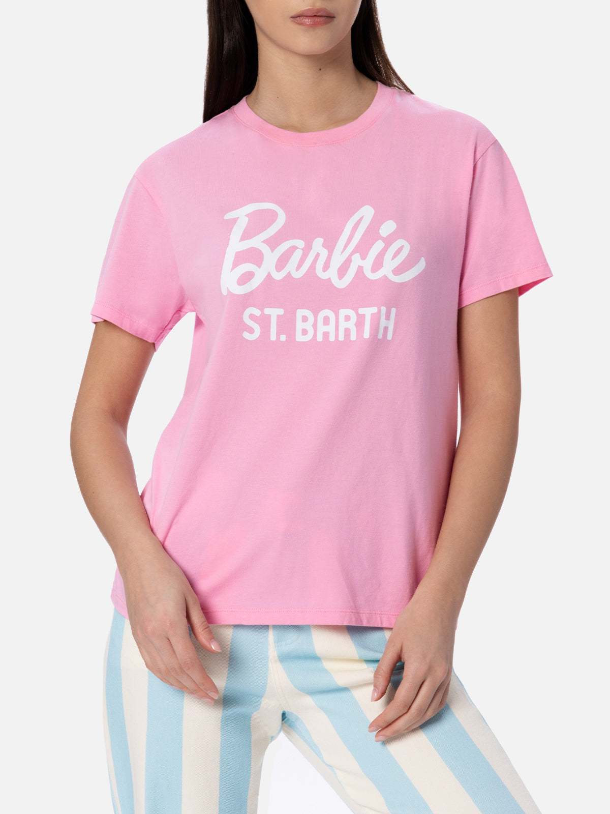 Emilie Cotton T-Shirt With Barbie Print | Special Edition Pink