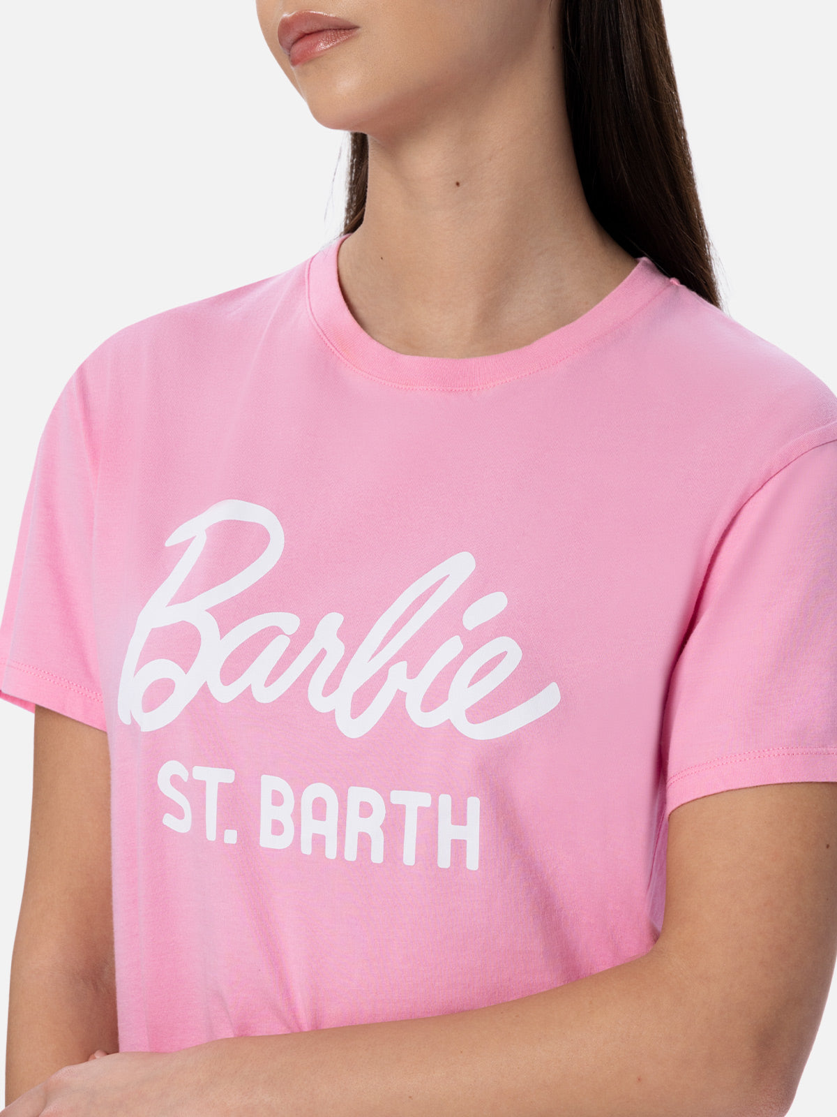 Emilie Cotton T-Shirt With Barbie Print | Special Edition Pink