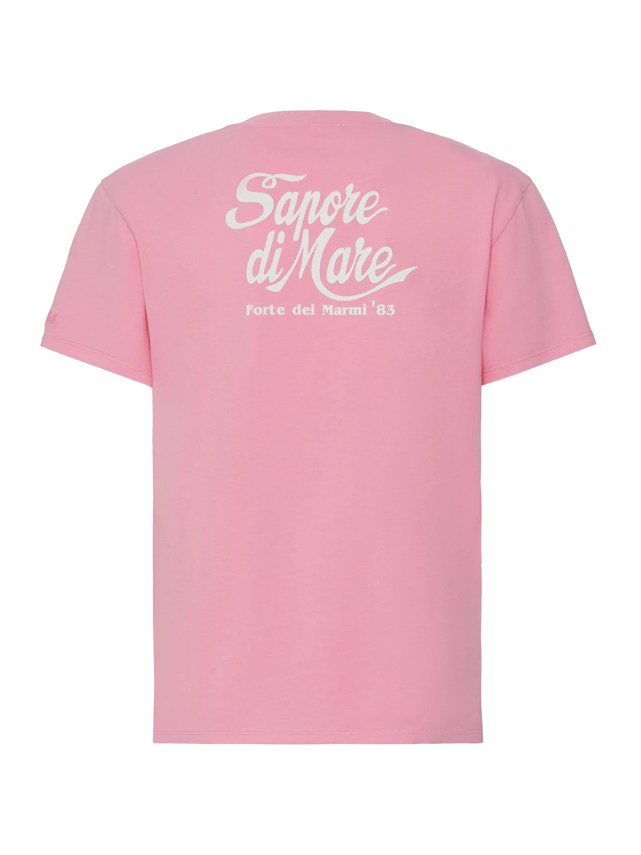 Emilie Cotton T-Shirt With Sapore Di Mare Print | Special Edition Pink