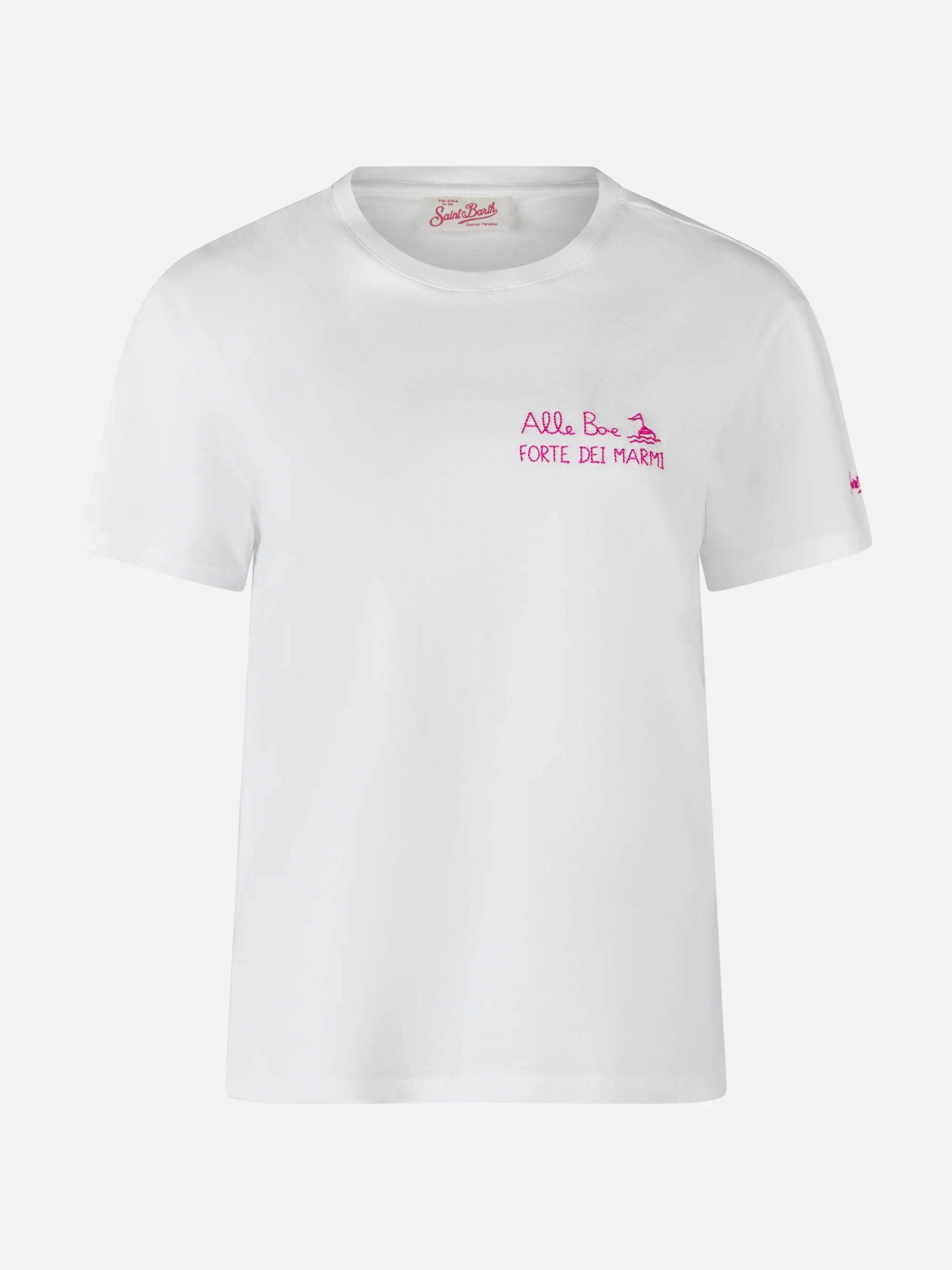 Emilie Cotton Baciami Alle Boe T-Shirt | Special Edition White
