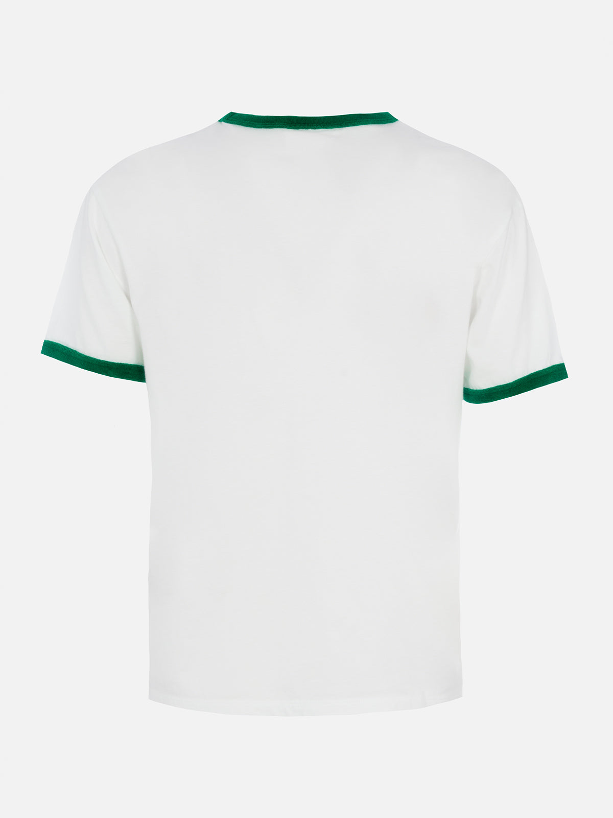 Emilie Cotton T-Shirt With Terry Details And Embroidery White