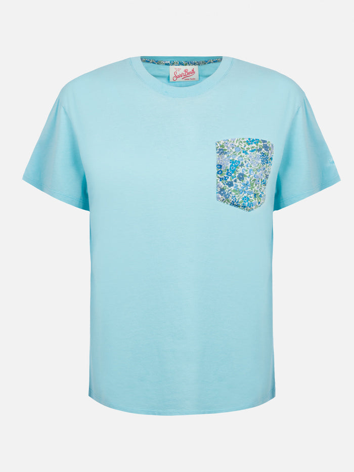 Emilie Cotton T-Shirt With Joanna Luise Pocket | Special Edition Green
