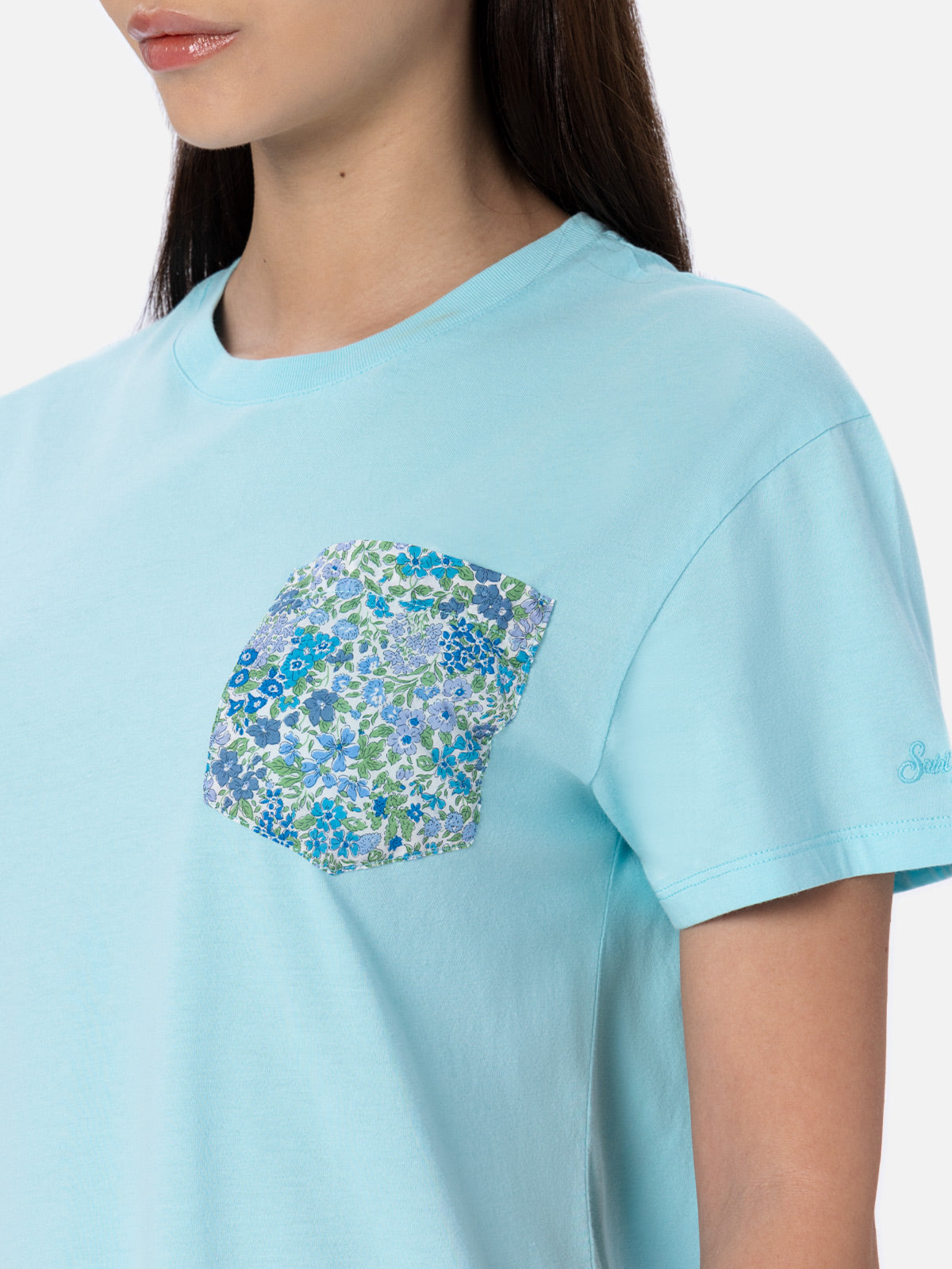 Emilie Cotton T-Shirt With Joanna Luise Pocket | Special Edition Green