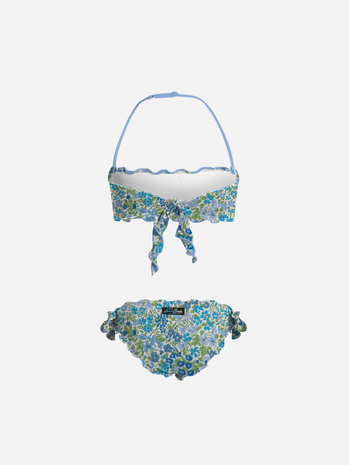 Girl Joanna Luise Print Bandeau Classic Bikini Emy | Made With Liberty Fabric __single__