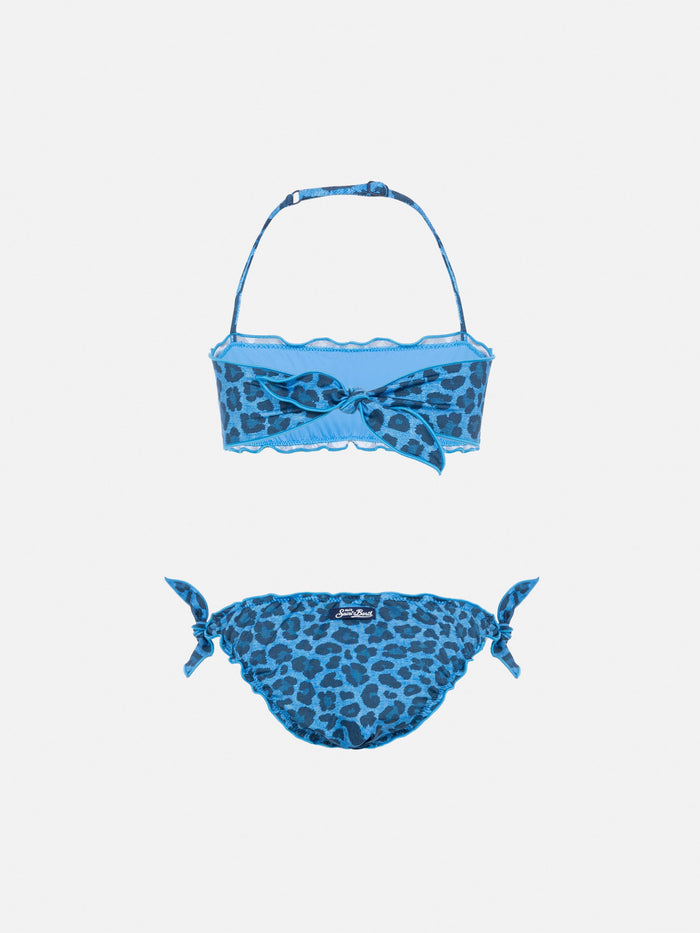 Emy Classic Bandeau Bikini With Animalier Print __single__