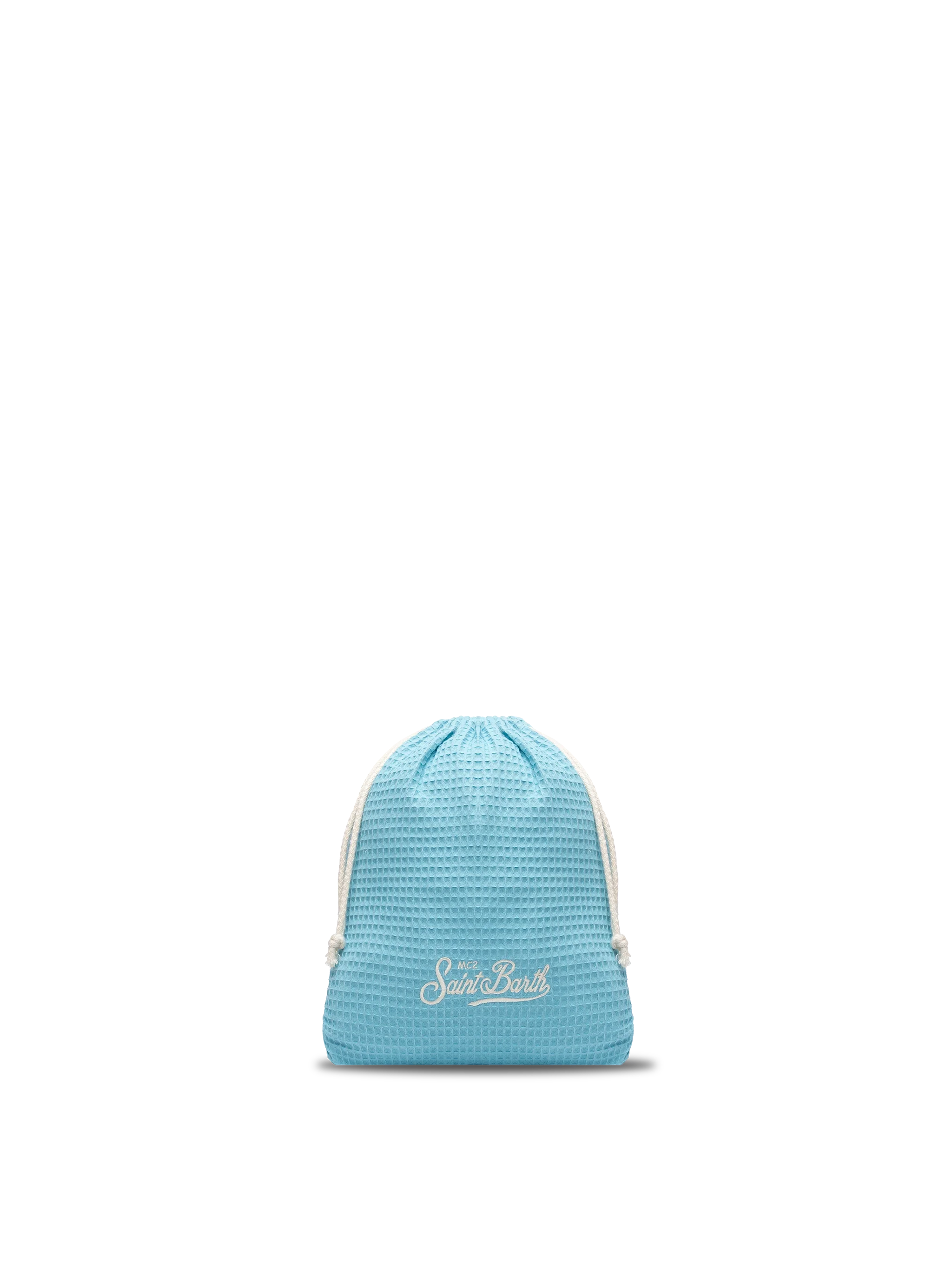 Light Blue Honeycomb Cotton Foutasac Beach Towel Sky